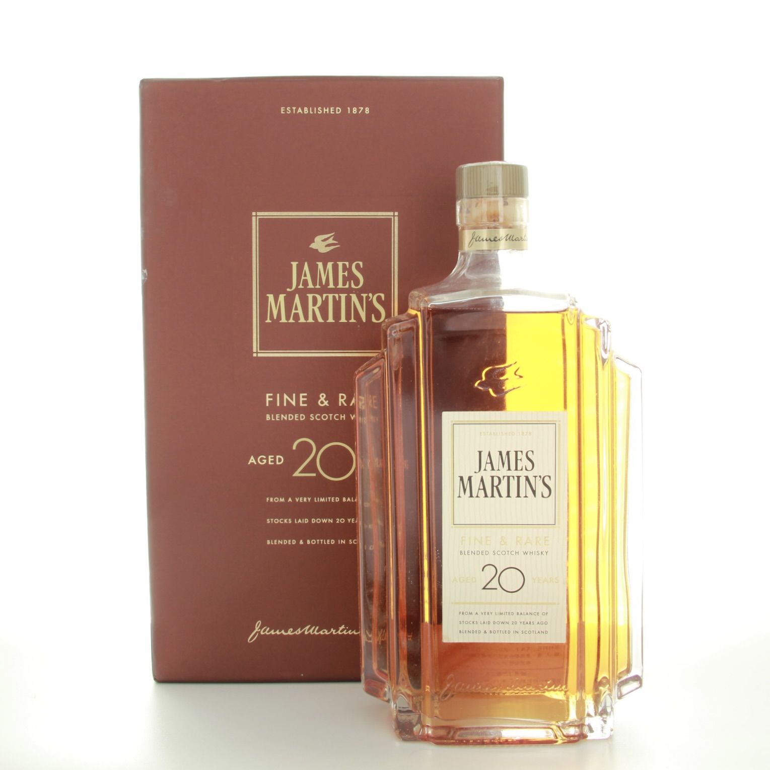 James Martin’s 20 Year Old Fine and Rare 70cl 43% Scotland Whisky