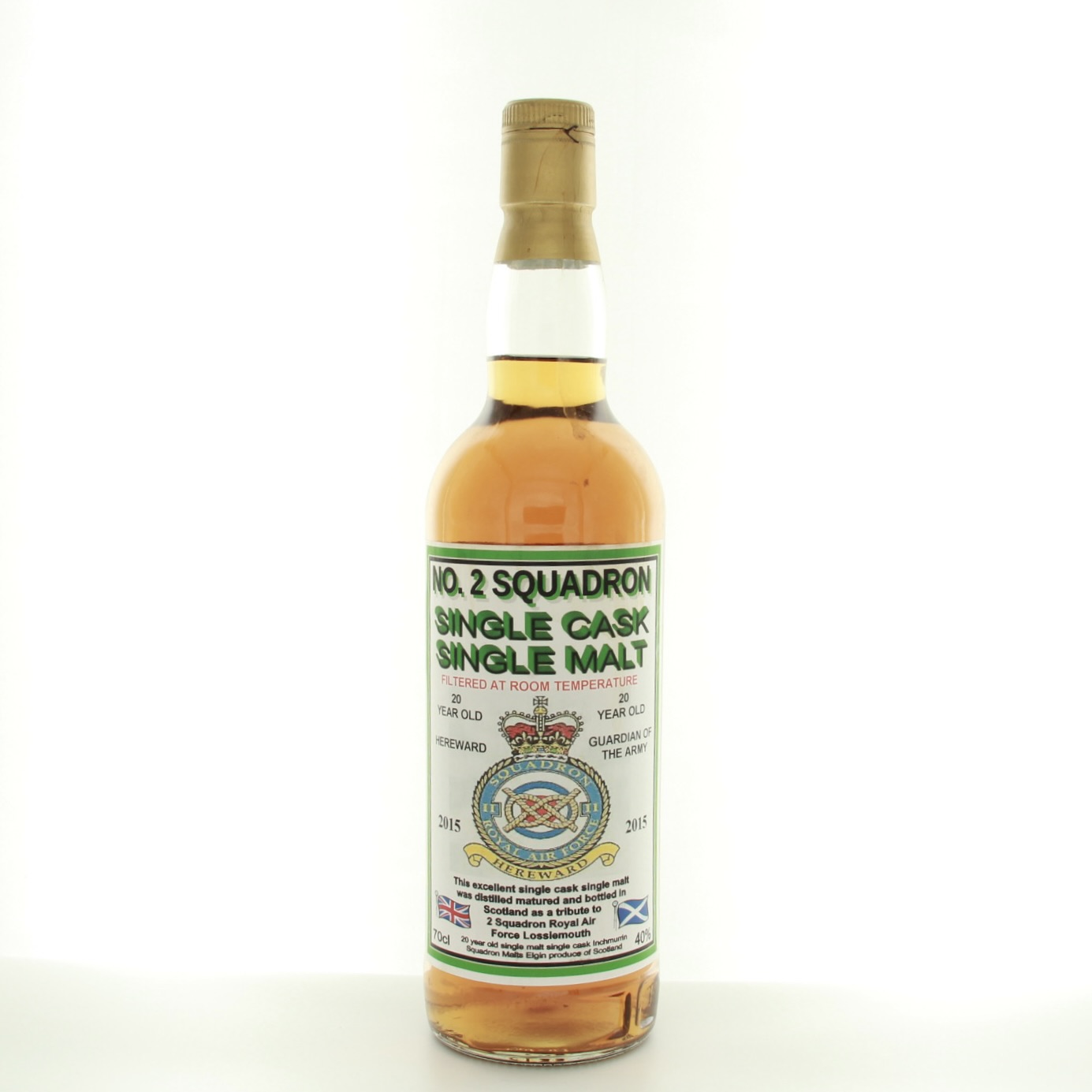 Squadron Malts Inchmurrin 20 Year Old For No. 2 Squadron 70cl 40% Highlands Scotland Whisky