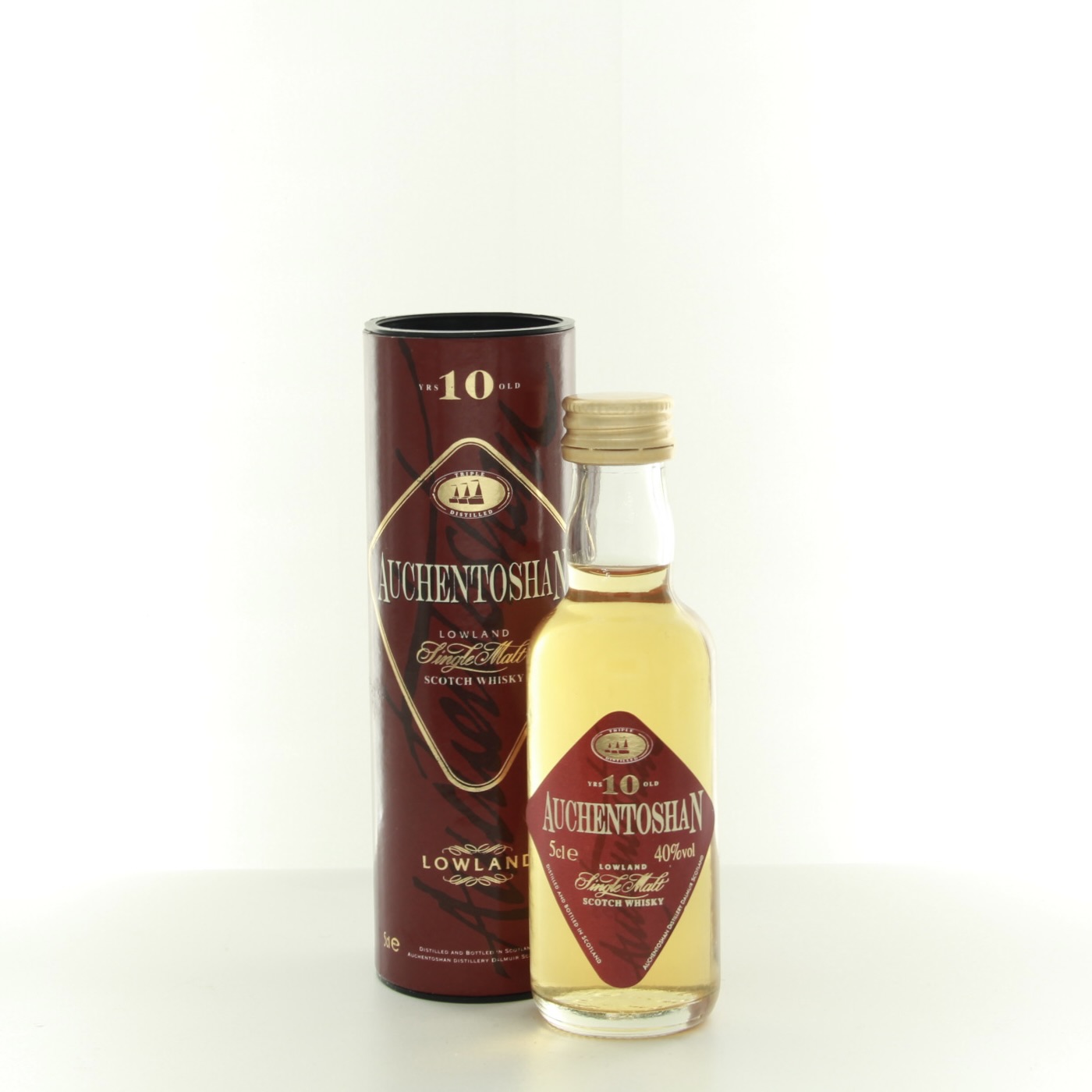 Auchentoshan 10 Year Old Miniature 5cl 40% Lowlands Scotland Whisky 