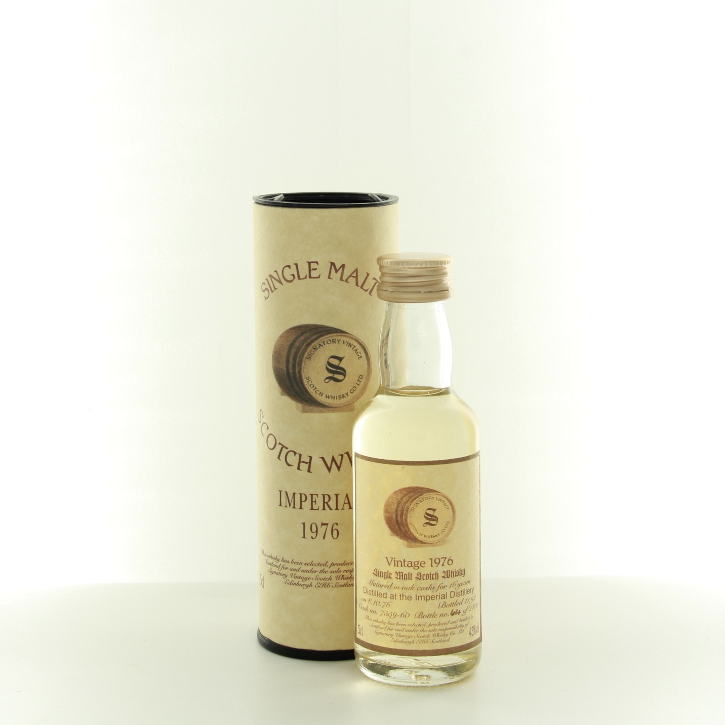 Signatory Vintage Imperial 1976 Miniature 5cl 43% Scotland Speyside Whisky 