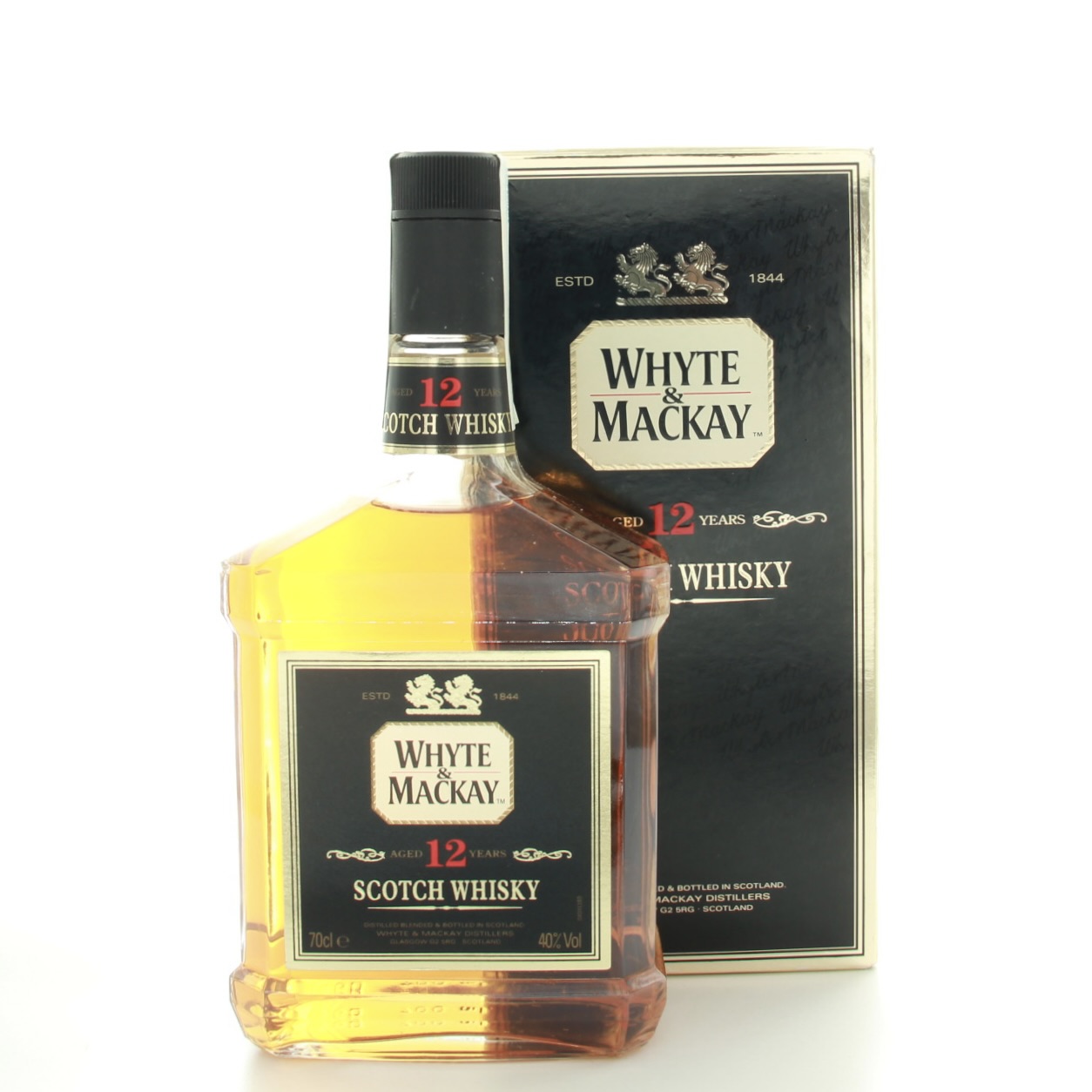 Whyte & Mackay 12 Year Old (1980s Edition) 70cl 40% Scotland Whisky 