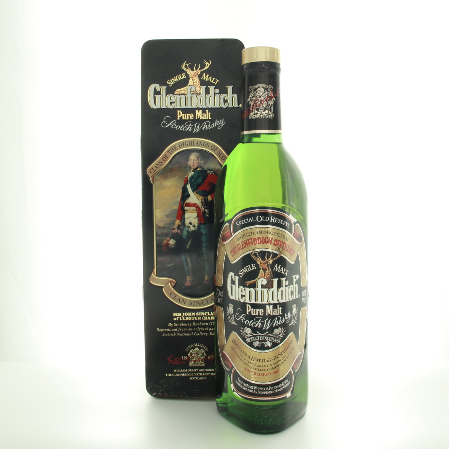 Glenfiddich Special Old Reserve Clan Sinclair (1980s Edition) 70cl 40% Scotland Speyside Whisky 