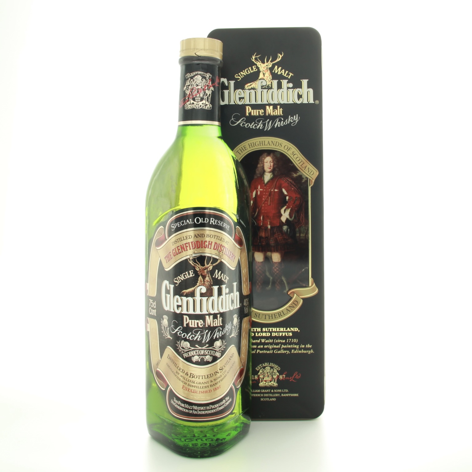 Glenfiddich Special Old Reserve Clan Sutherland 75cl (1980s Edition) 75cl 40% Scotland Speyside Whisky