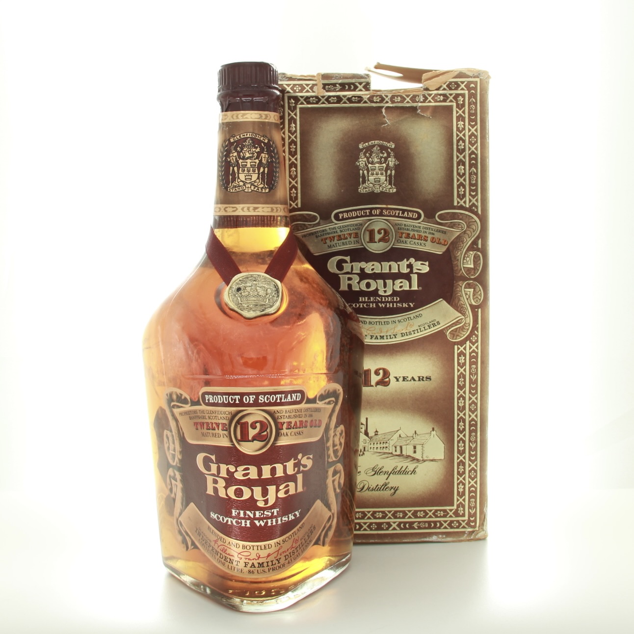 Grant’s Royal 12 Year Old (1980s Edition) 75cl 40% Scotland Whisky