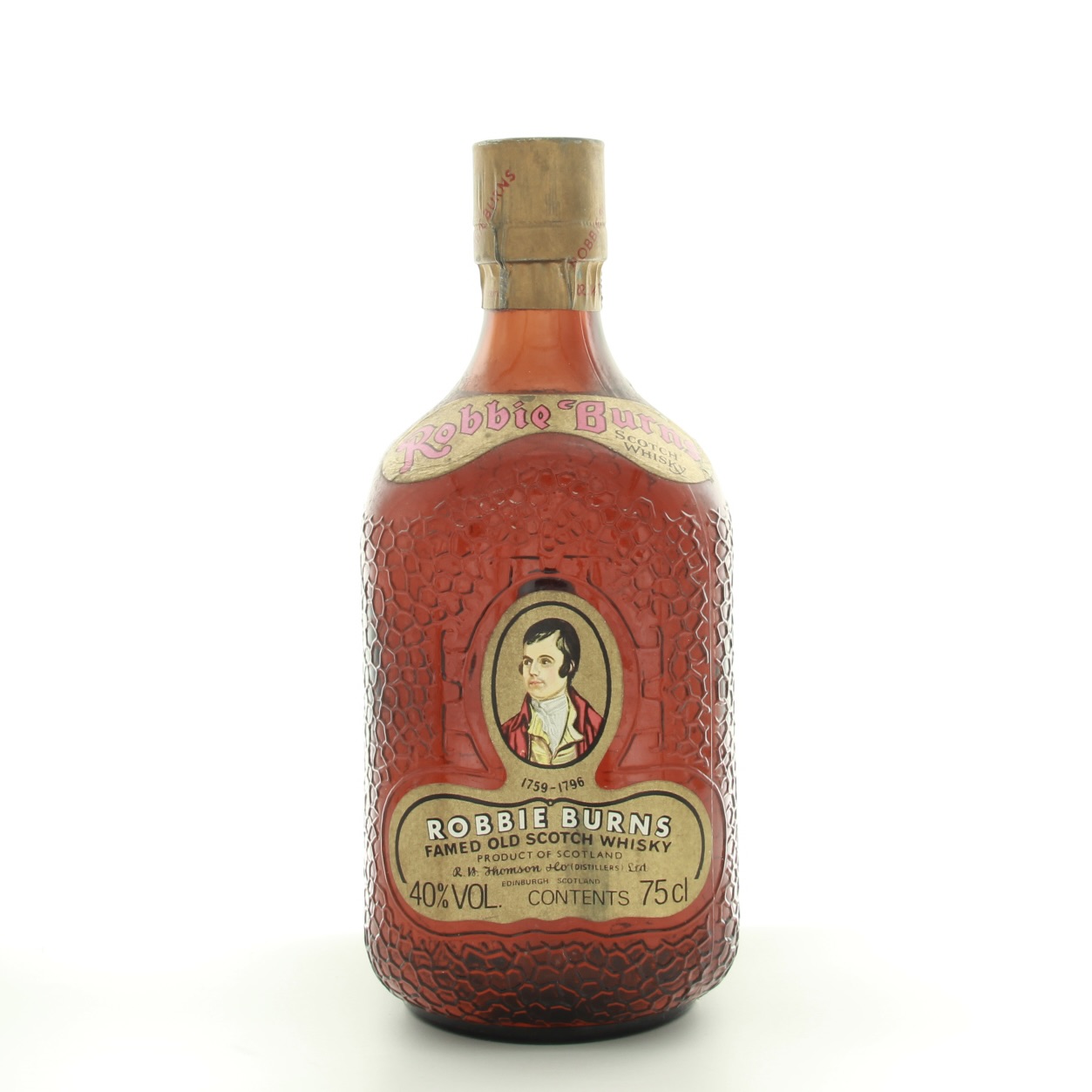 Robbie Burns Famed Old Scotch Whisky 1970s 75cl 40% Scotland Whisky