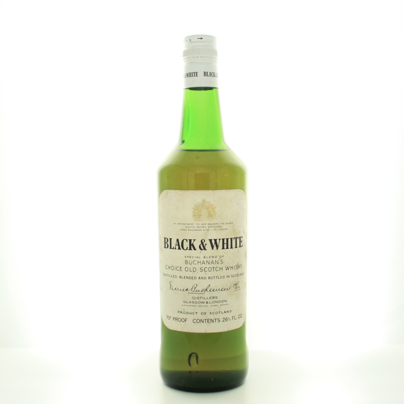 Buchanan’s Black & White 1960s Bottling 75.7cl 70 Proof% Scotland Whisky 