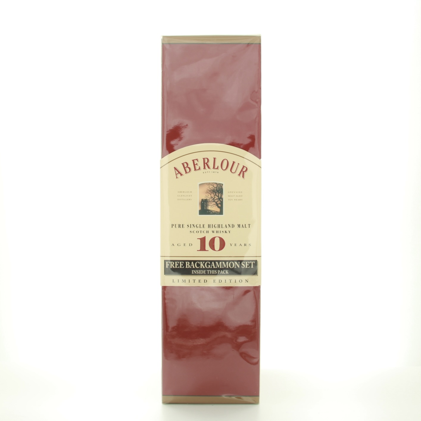 Aberlour 10 Year Old And Backgammon Set Limited Edition 1996 70cl 40% Scotland Speyside Whisky 