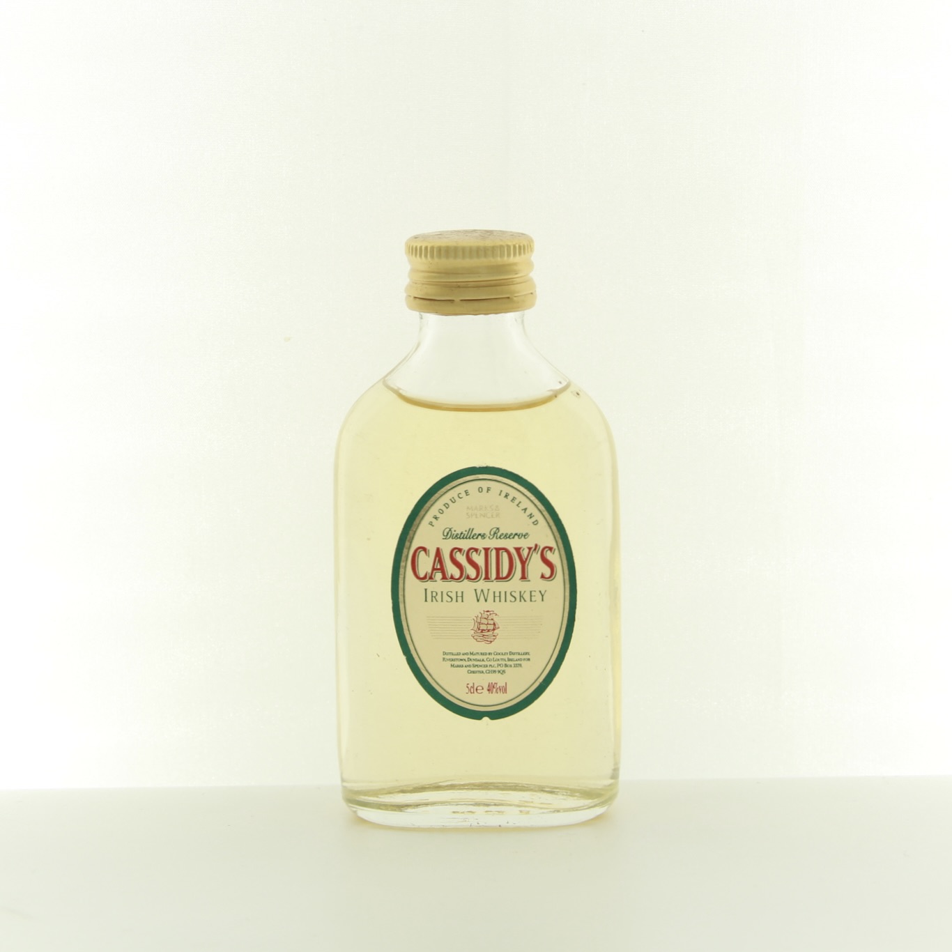 Cassidy’s (1980s Edition) 5cl 40% Ireland Whisky 