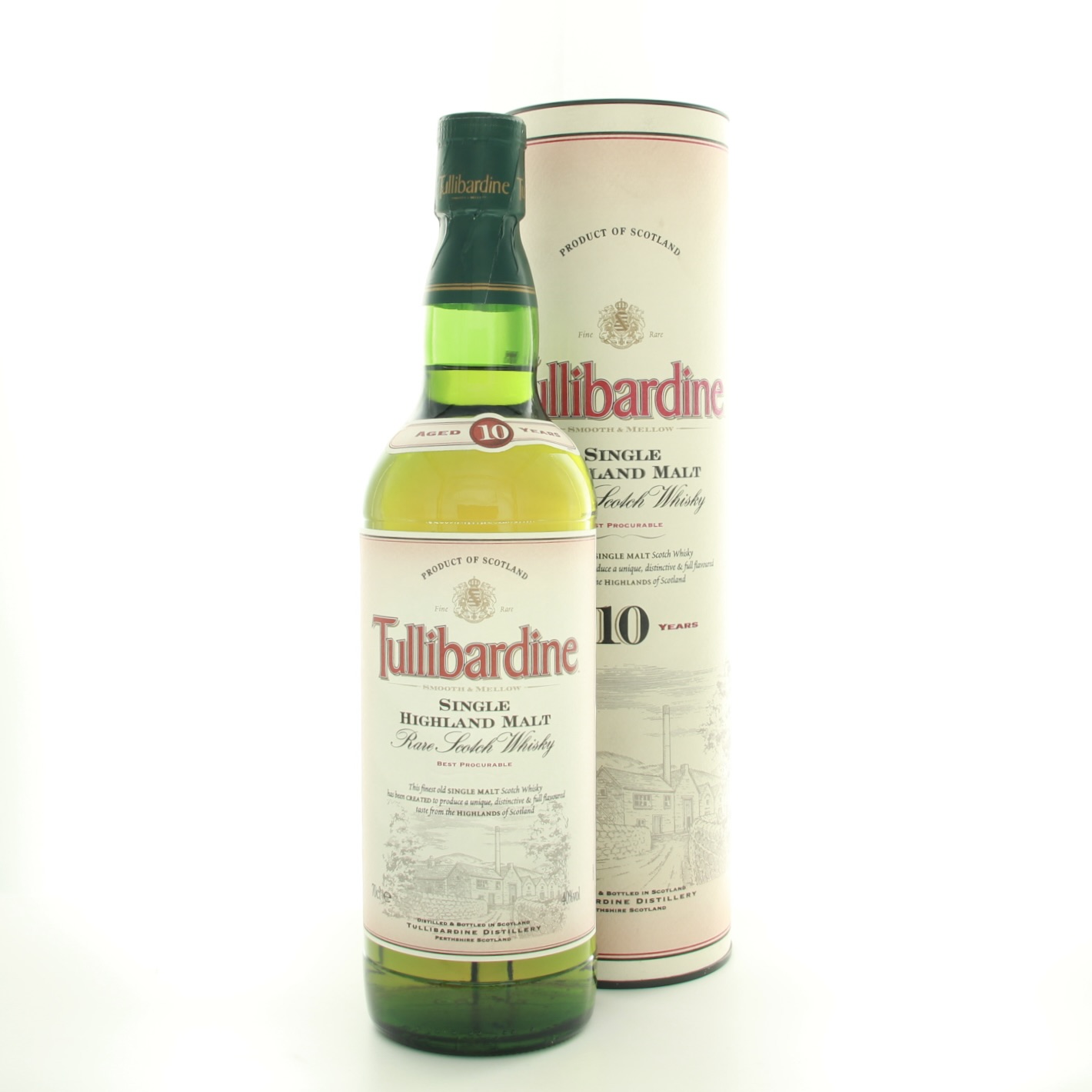 Tullibardine 10 Year Old (1990s Edition) 70cl 40% Highlands Scotland Whisky