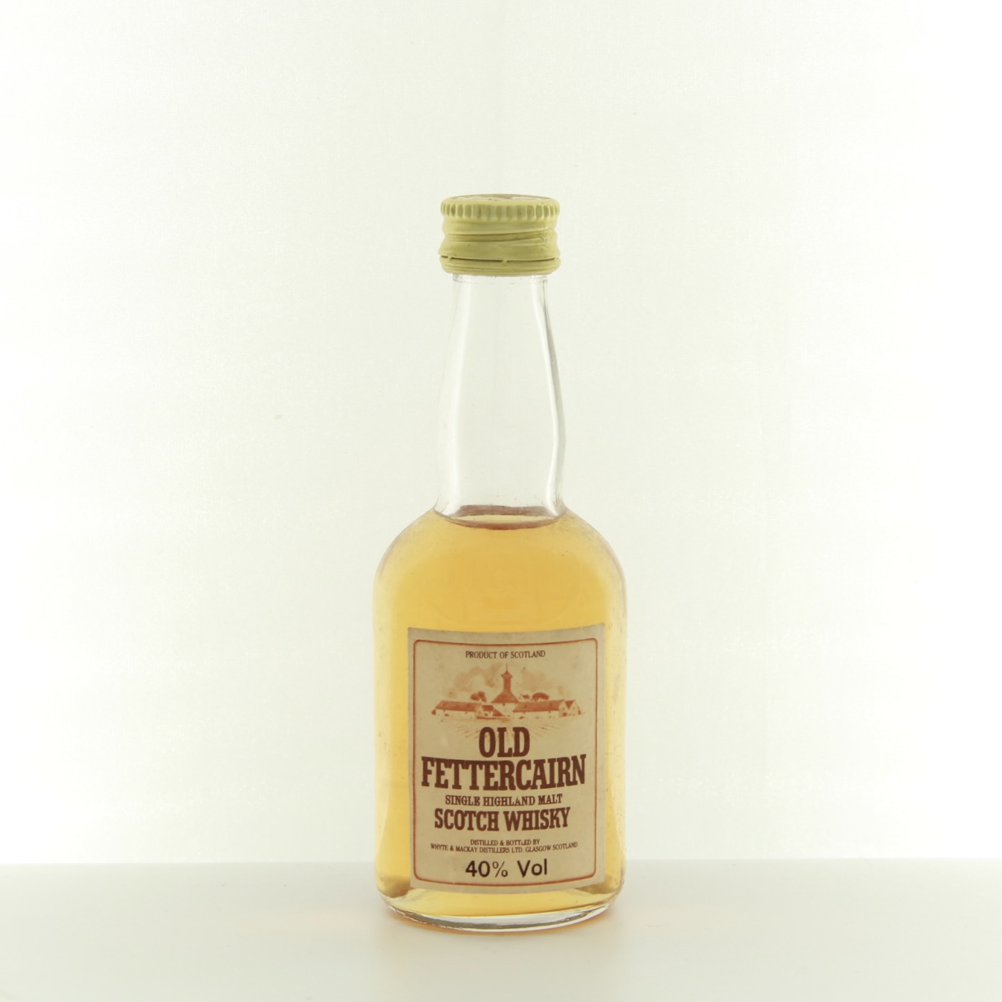 Old Fettercairn Single Highland Malt 1980s Miniature 5cl 40% Highlands Scotland Whisky 