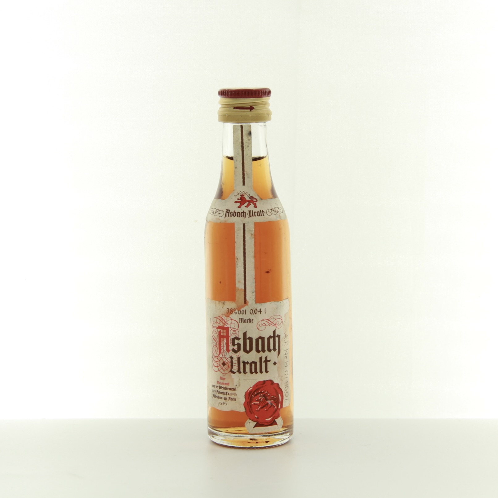 Asbach Uralt Brandy Long Miniature 4cl 38% Whisky 