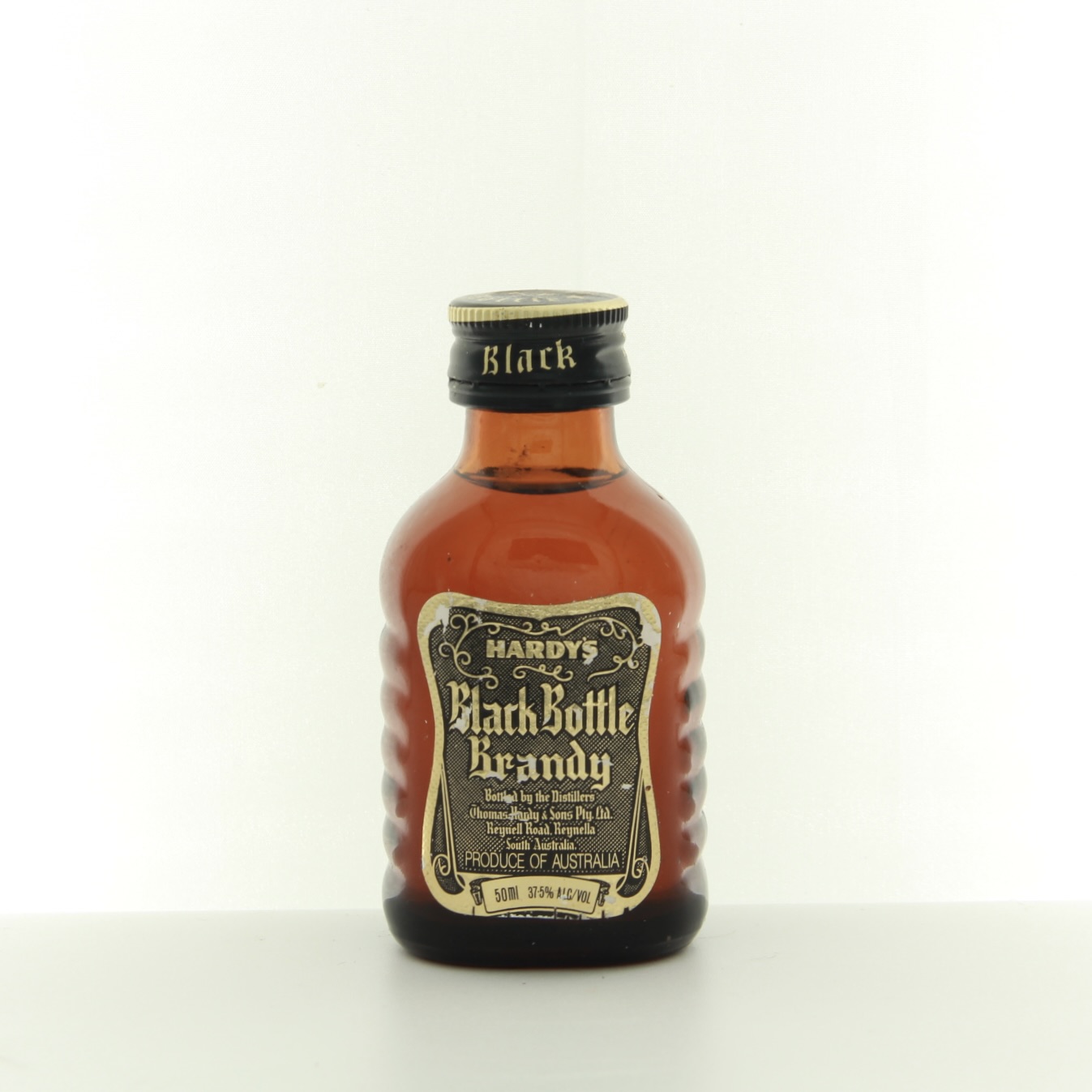 Hardy’s Black Bottle Brandy Miniature 5cl 37.5% Australia Brandy