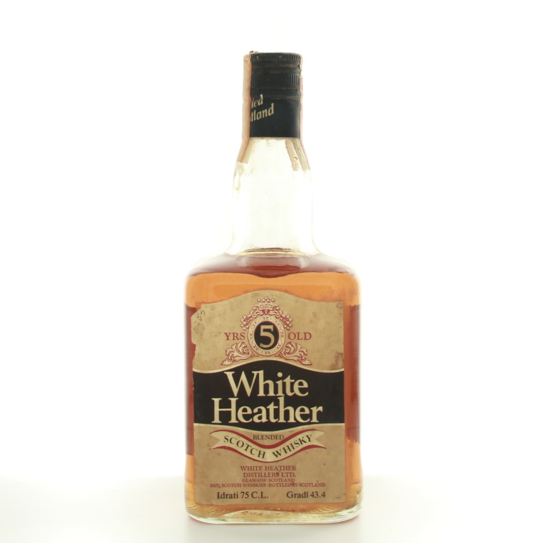 White Heather 5 Years Old 1970s 75cl 43.4% Scotland Whisky 