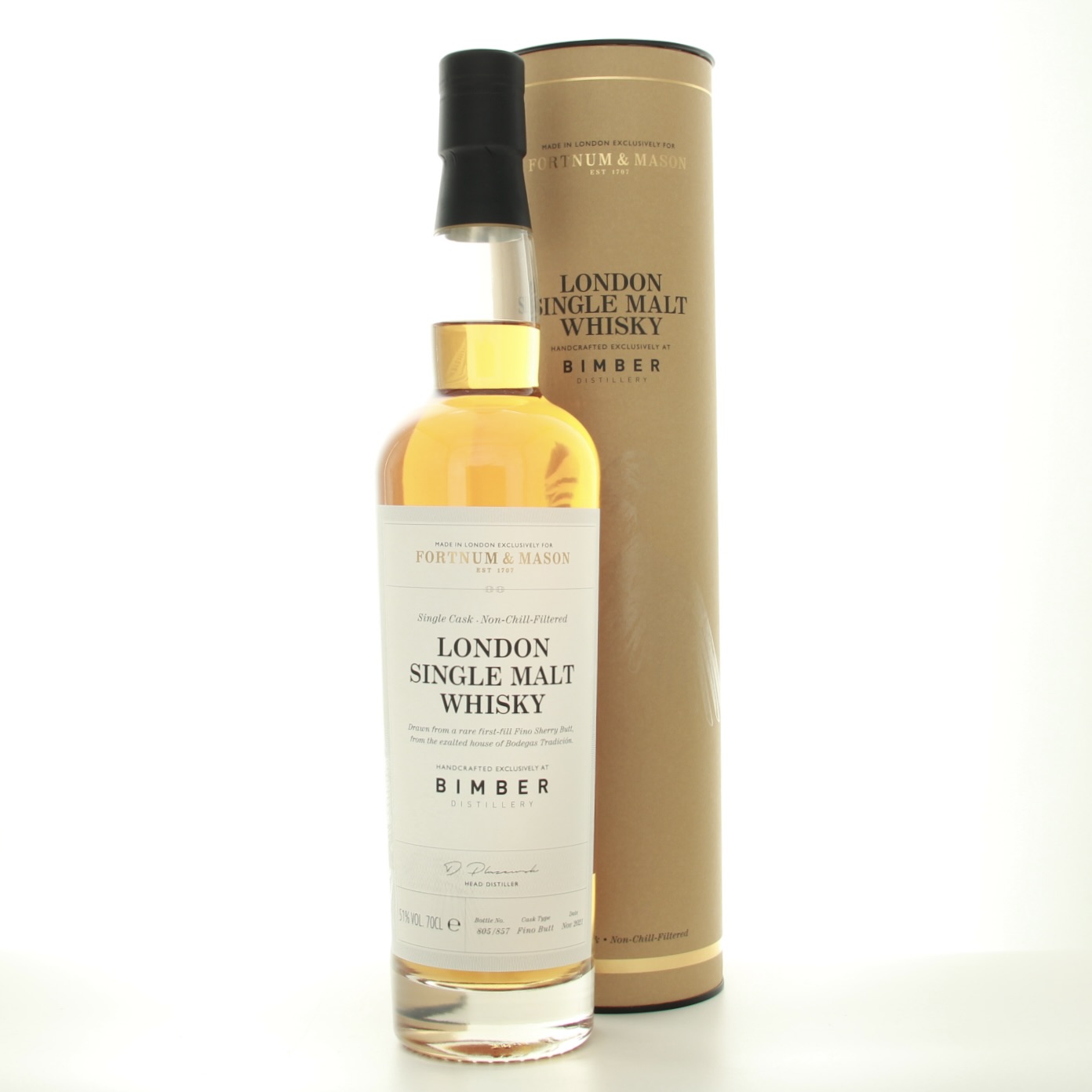 Bimber Single Cask Fortnum & Mason 2021 70cl 51% England London Whisky