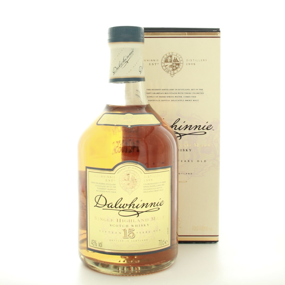 Dalwhinnie 15 Years Old (2000s Edition) 70cl 43% Hard to find 