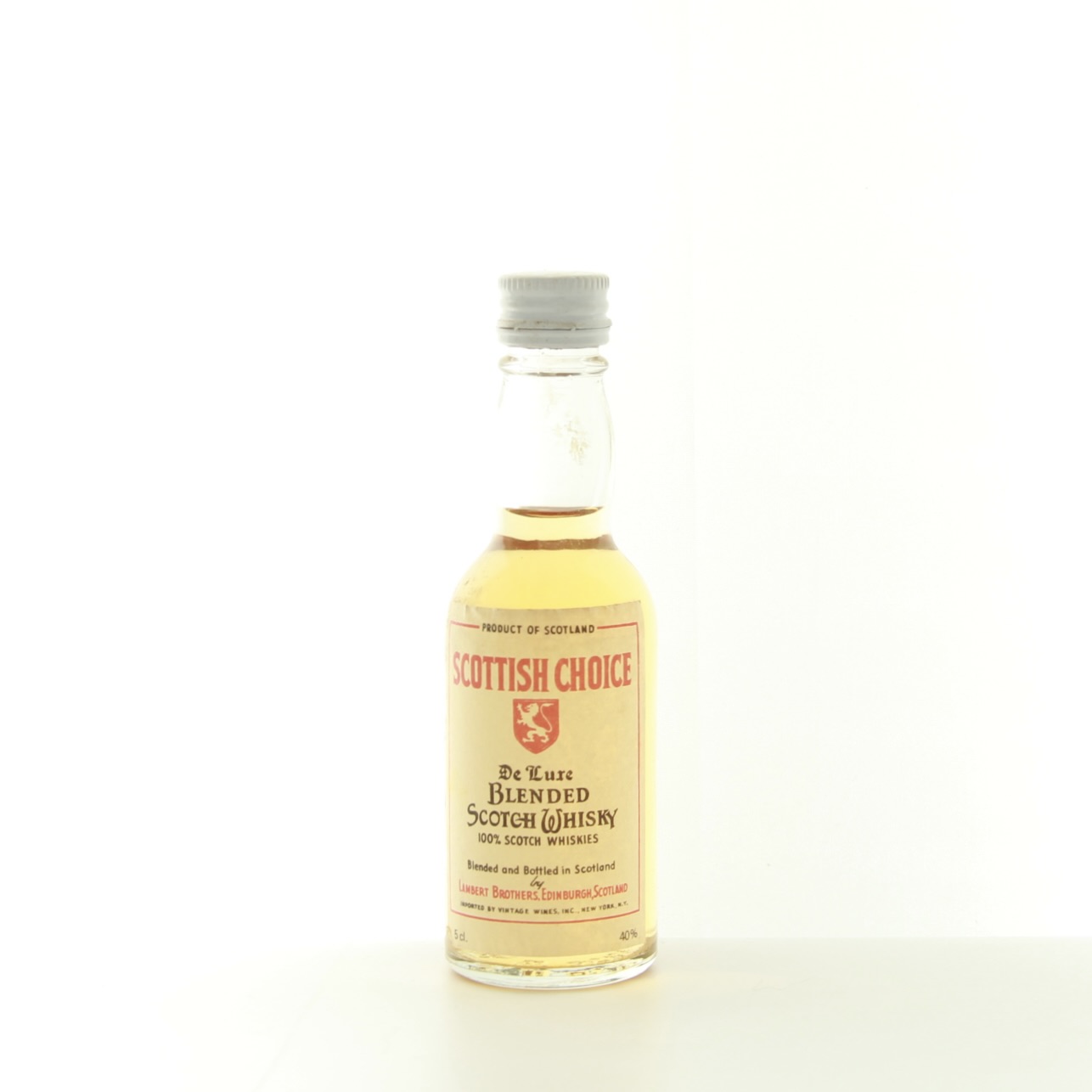 Scottish Choice (Lambert Brothers) Miniature 5cl 40% Scotland Whisky 