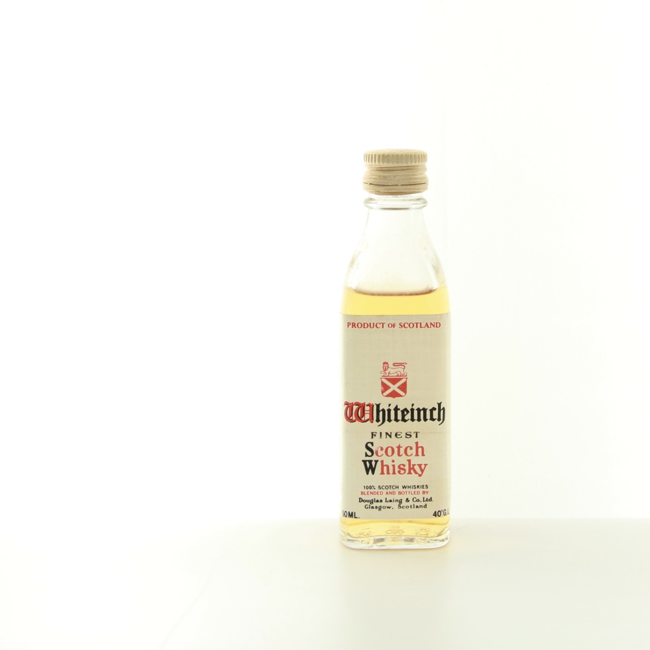 Whiteinch (1980s Edition) Miniature 5cl 40% Scotland Whisky 