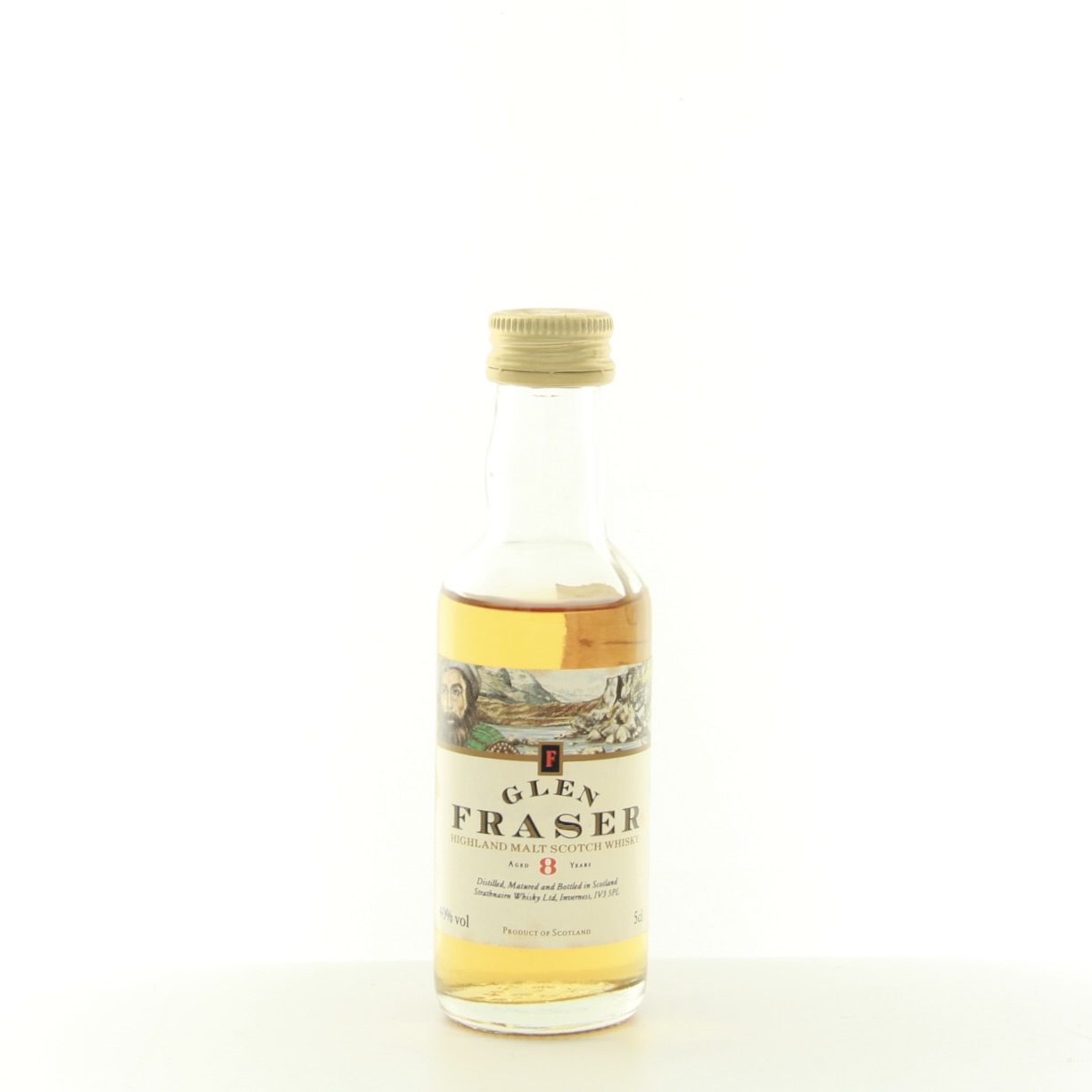 Glen Fraser 8 Years Old Miniature 5cl 40% Blended Scotland Whisky 