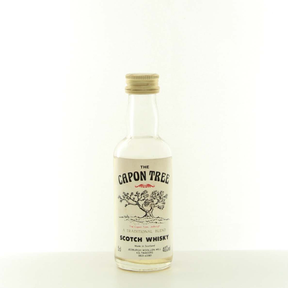 The Capon Tree – A Traditional Blend Miniature 5cl 40% Blended Scotland Whisky 