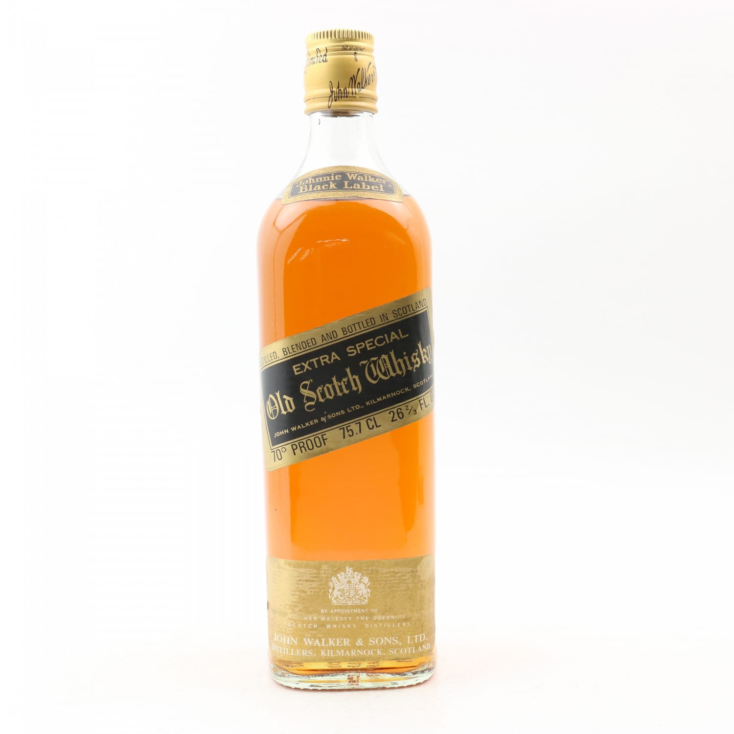 Johnnie Walker Black Label Extra Special (1970s Edition) 75.7cl 70 Proof% Scotland Whisky 