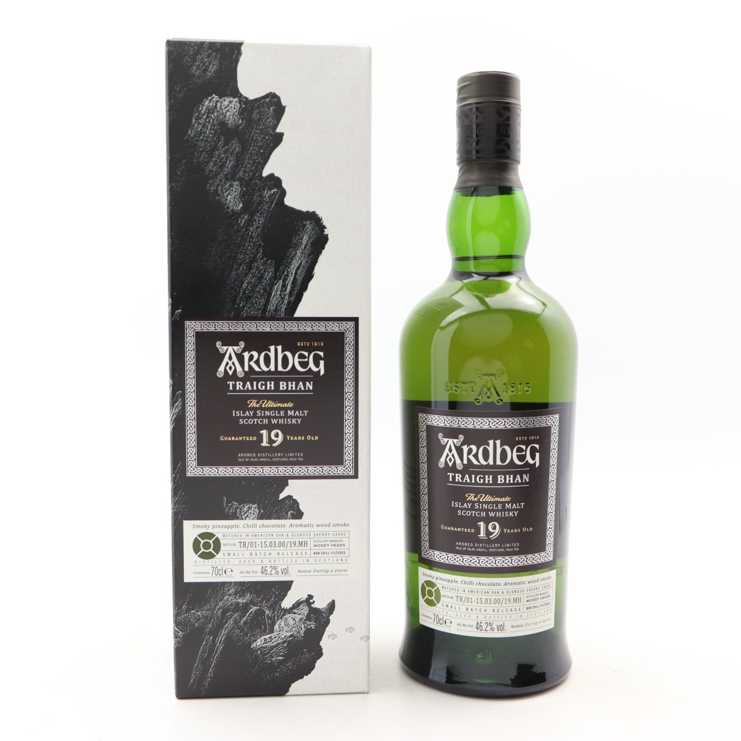 Ardbeg 19 Year Old Traigh Bhan Batch 01 70cl 46.2% Islay Scotland Whisky 