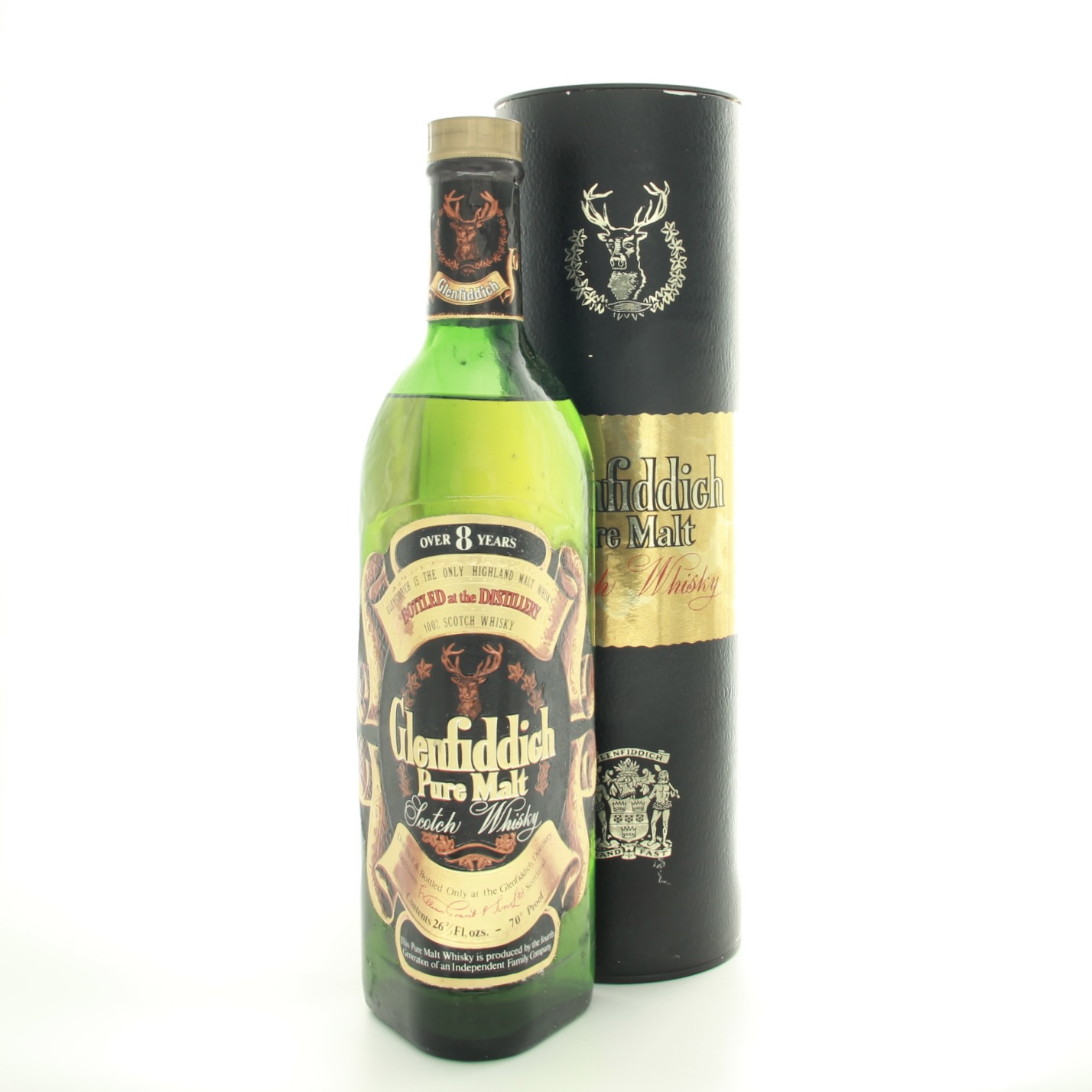 Glenfiddich 8 Year Old  (1970s Edition) 75.7cl 70 Proof% Scotland Speyside Whisky 