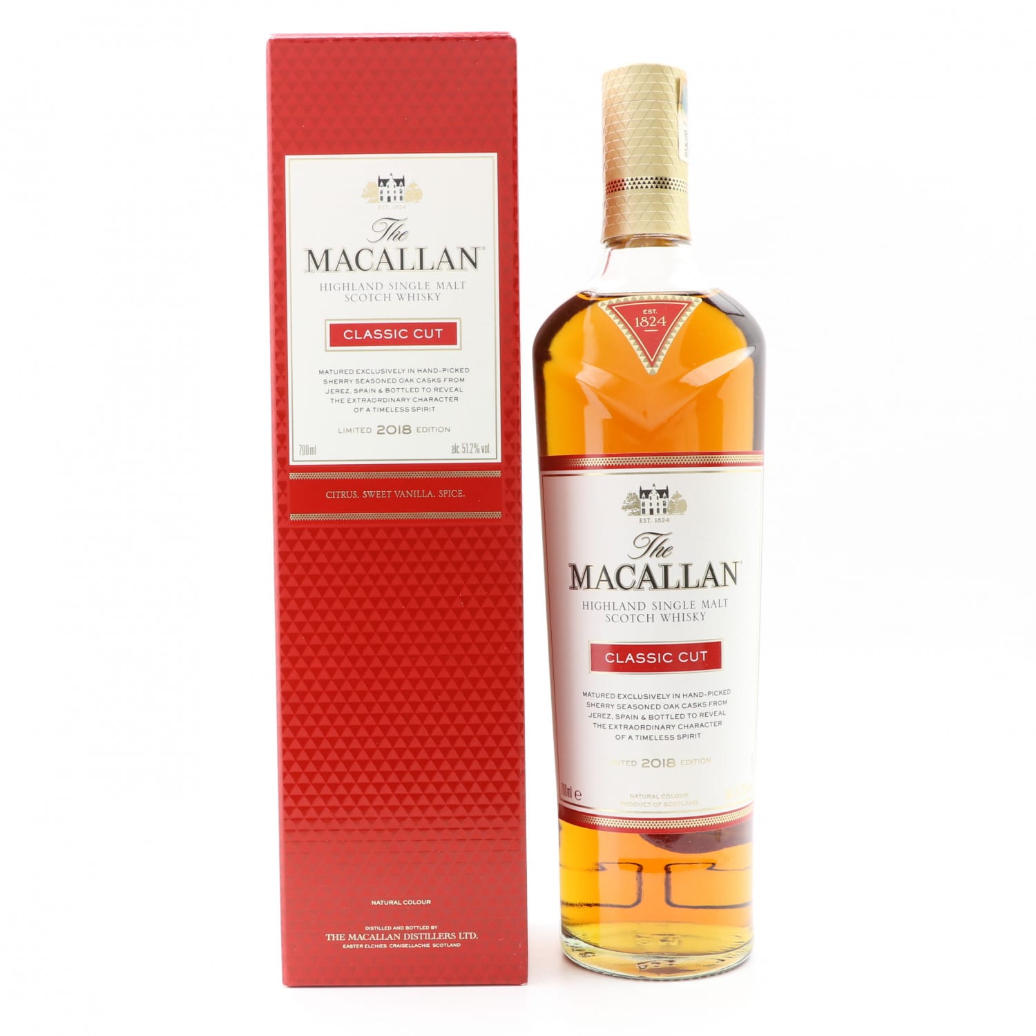 Macallan Classic Cut 2018 Edition 75cl 75cl 51.2% Scotland Speyside Whisky 