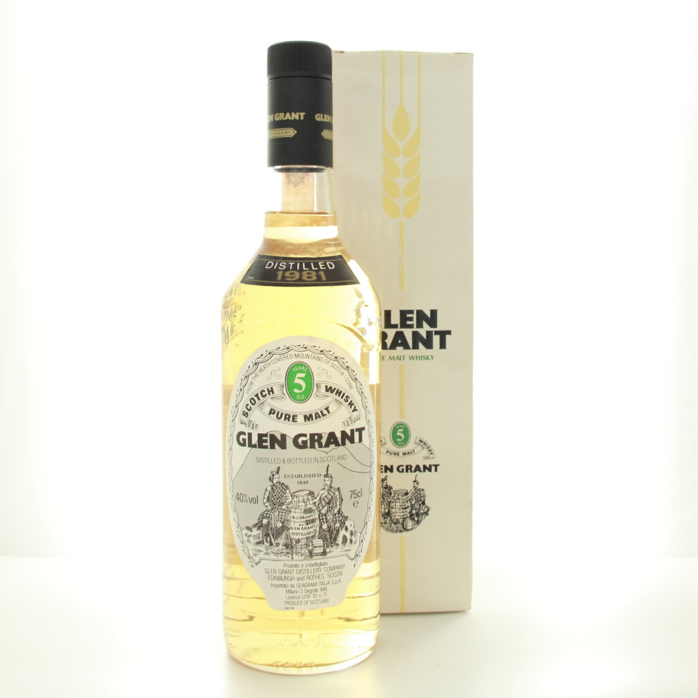 Glen Grant 5 Year Old 1981 75cl 40% Scotland Speyside Whisky 