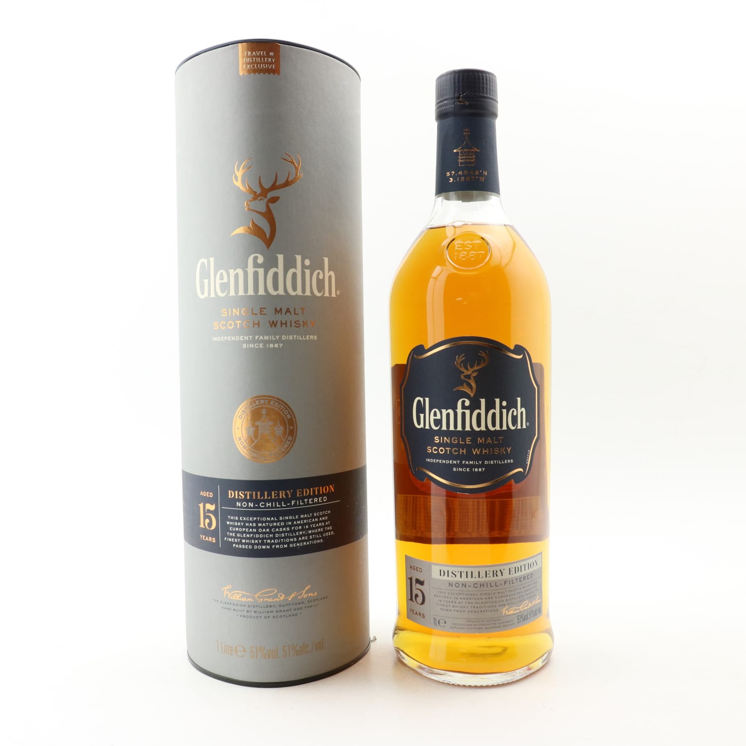 Glenfiddich 15 Year Old Distillery Edition 1L 100cl 51% Hard to find Whisky 