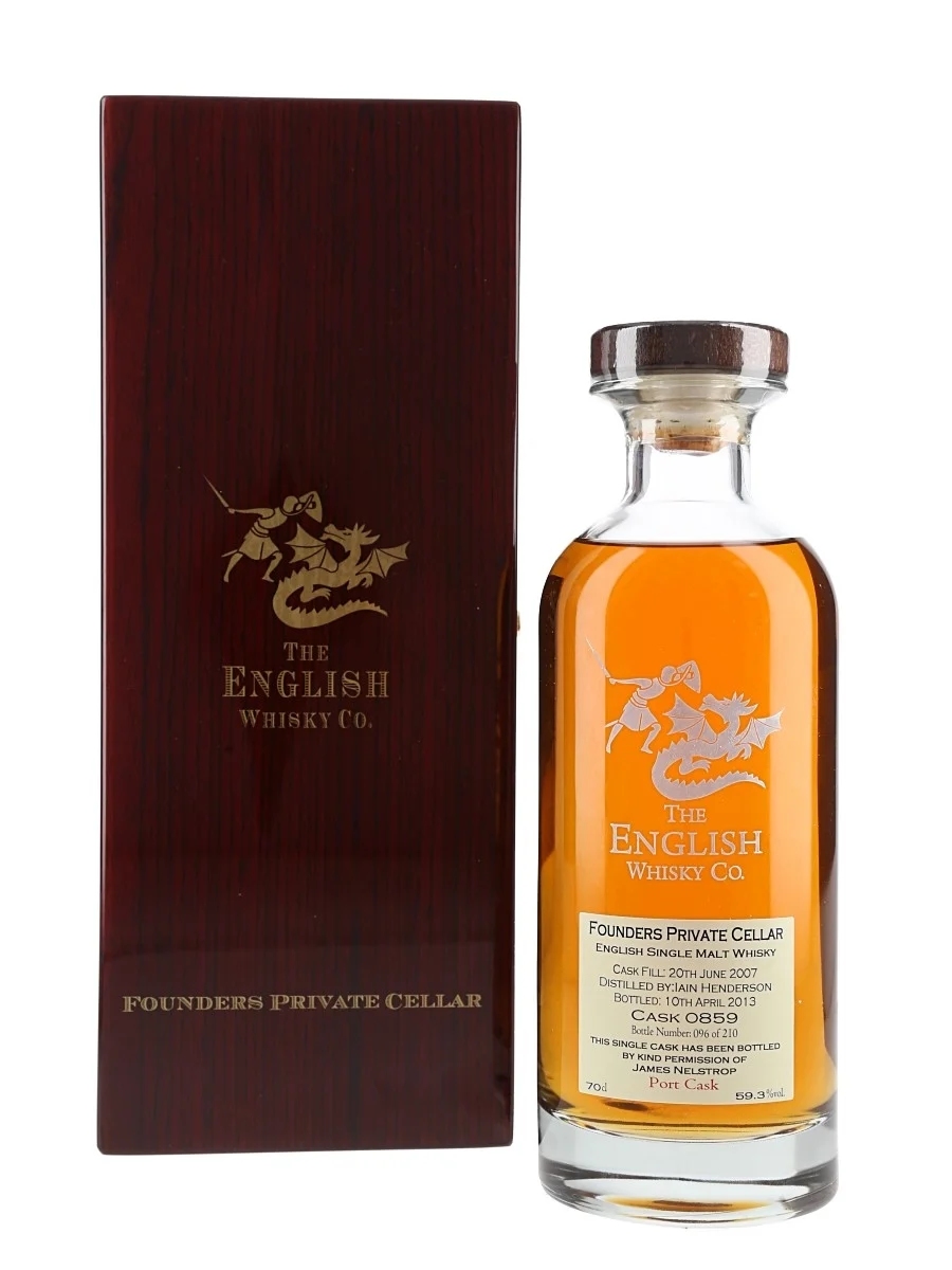 The English Whisky Co Founders Private Cellar Bottled 2013 70cl 59.3% England Whisky 
