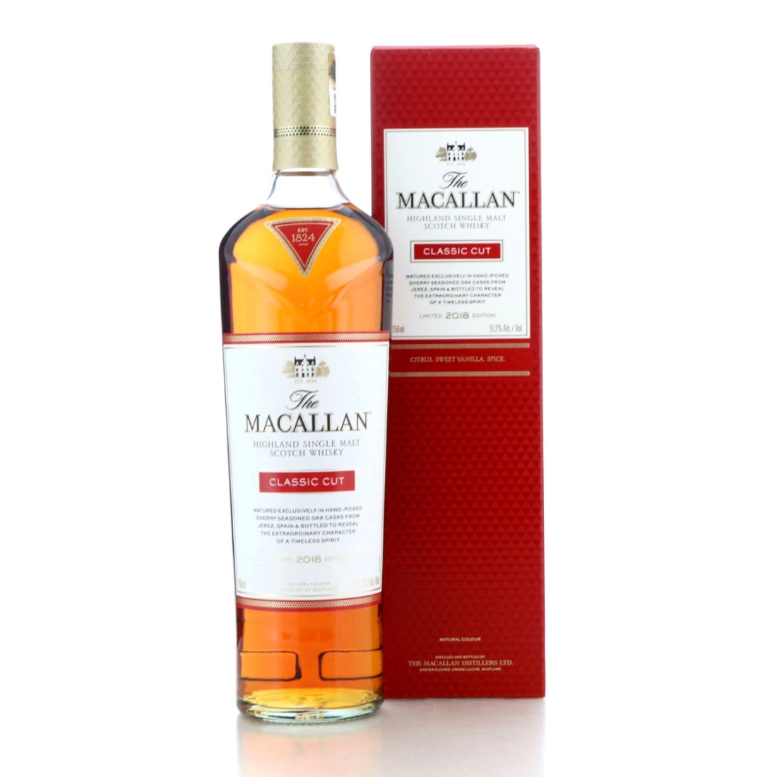 Macallan Classic Cut 2018 Edition 75cl 51.2% Whisky 