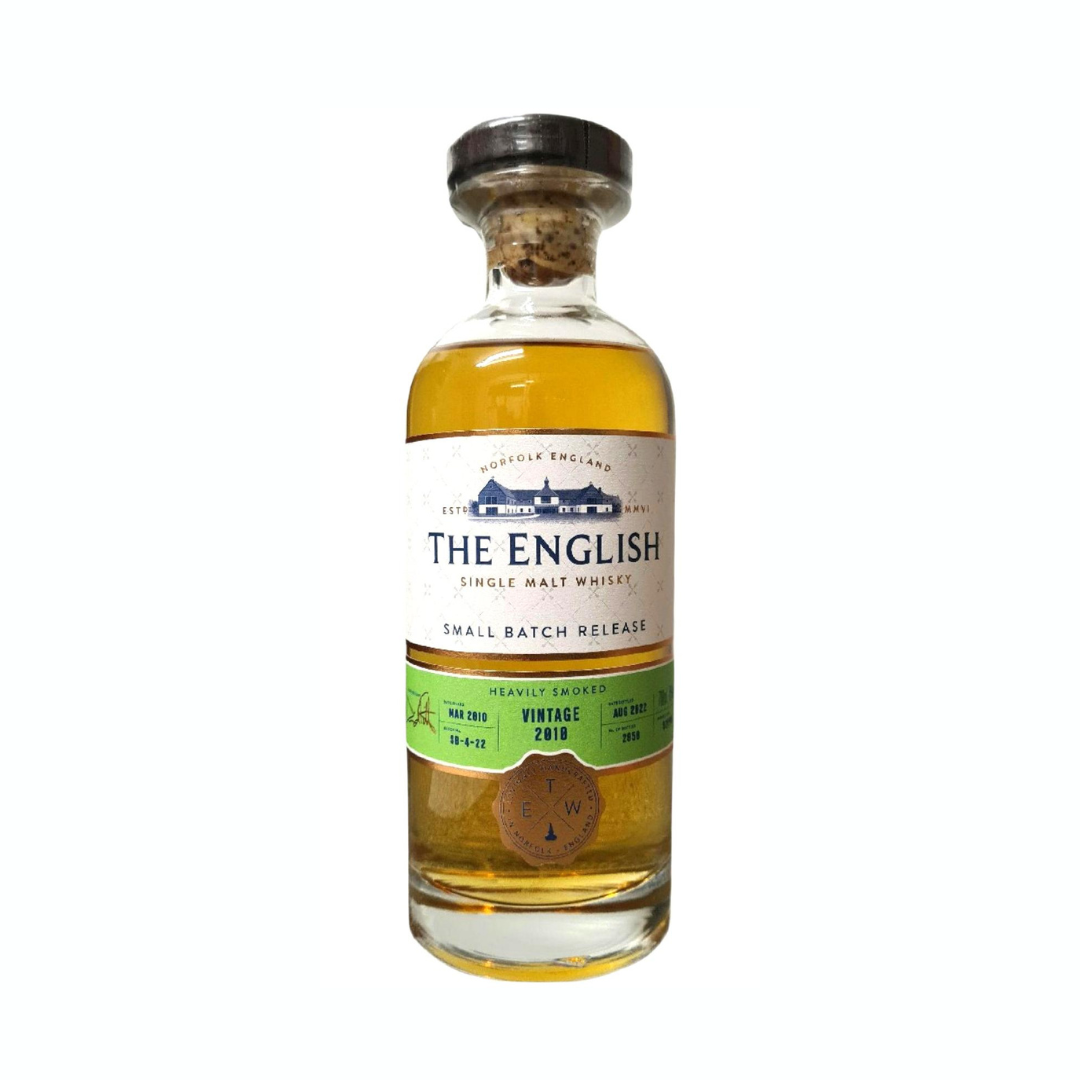 The English Whisky 2010 Heavily Smoked – Bottled 2022 70cl 46% England Whisky 