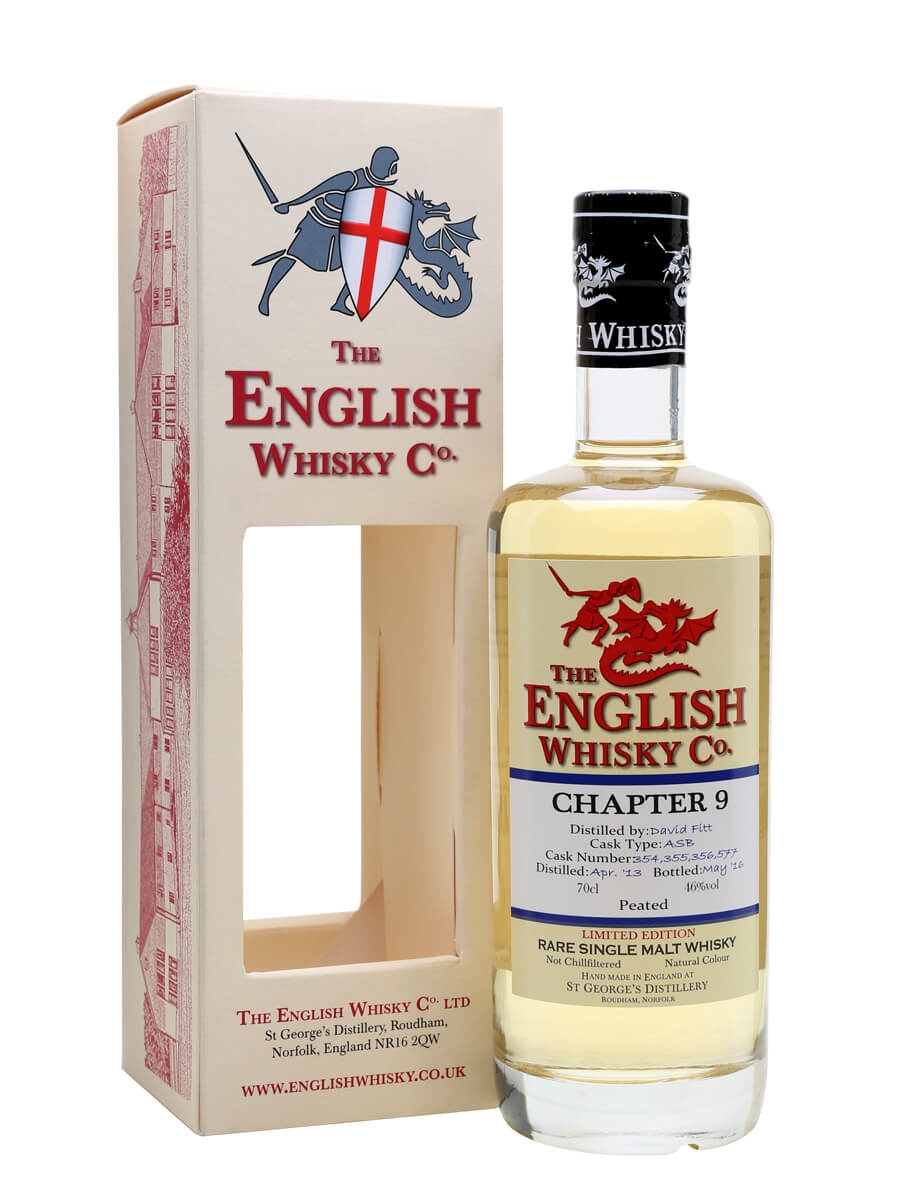 The English Whisky –  Chapter 9 – Peated-2013 70cl 46% England Whisky 
