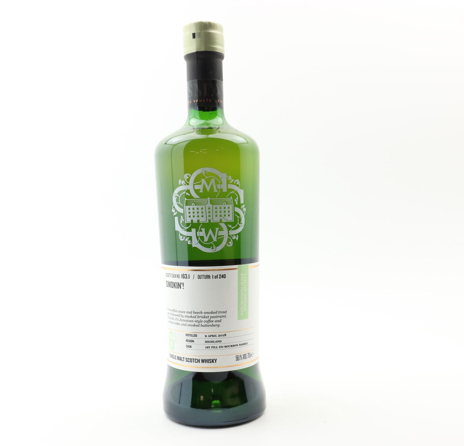 SMWS 163.1 Isle Of Harris 2018 6 Year Old 70cl 58.1% Whisky 