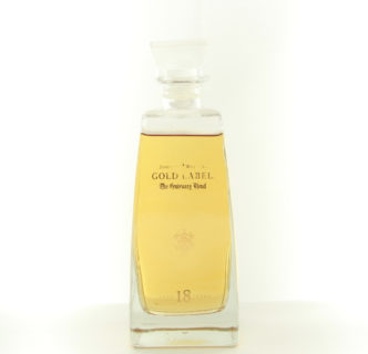 Johnnie Walker 18 Year Old Gold Label Centenary Blend Glass Decanter