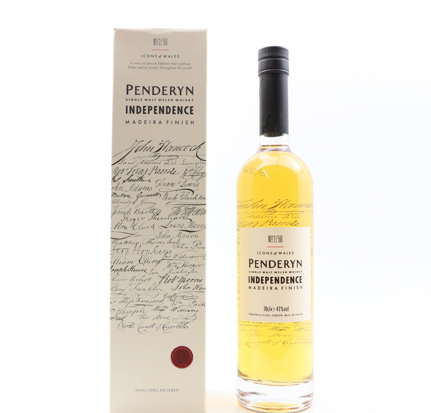 Penderyn Icons of Wales Series No2 ‘Independence’ 70cl 41% Whisky