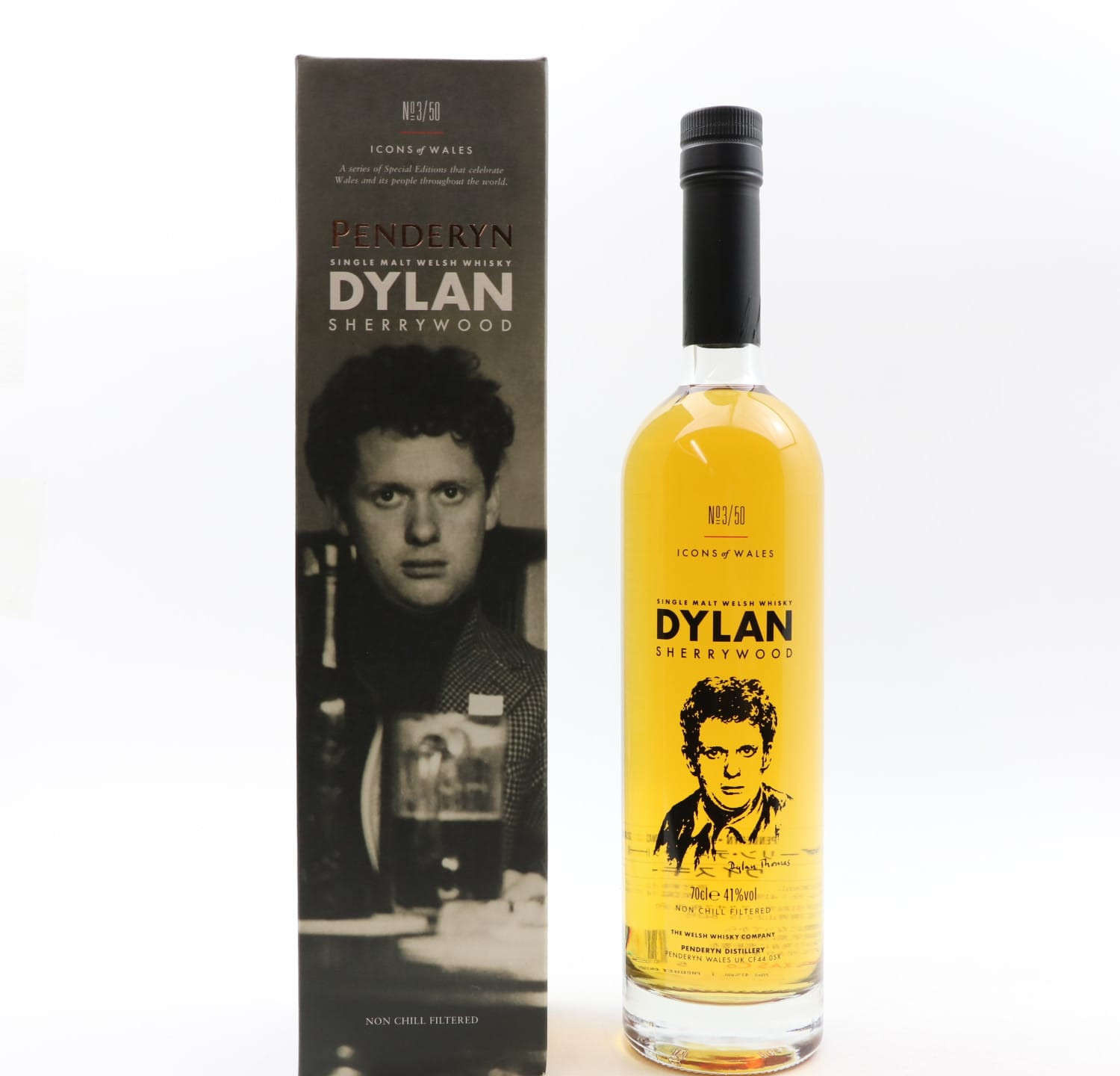 Penderyn Icons of Wales Series No3 ‘Dylan Thomas’ Whisky 