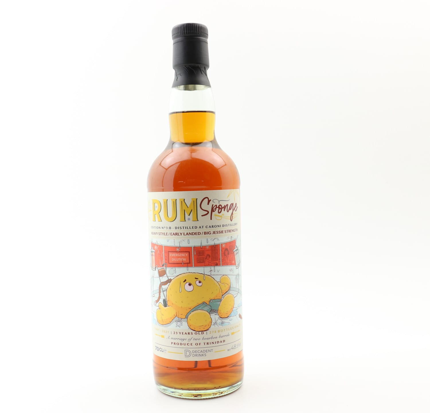 Caroni 1997 23 Year Old Rum Sponge Edition No.3B 70cl 48.5% Whisky 
