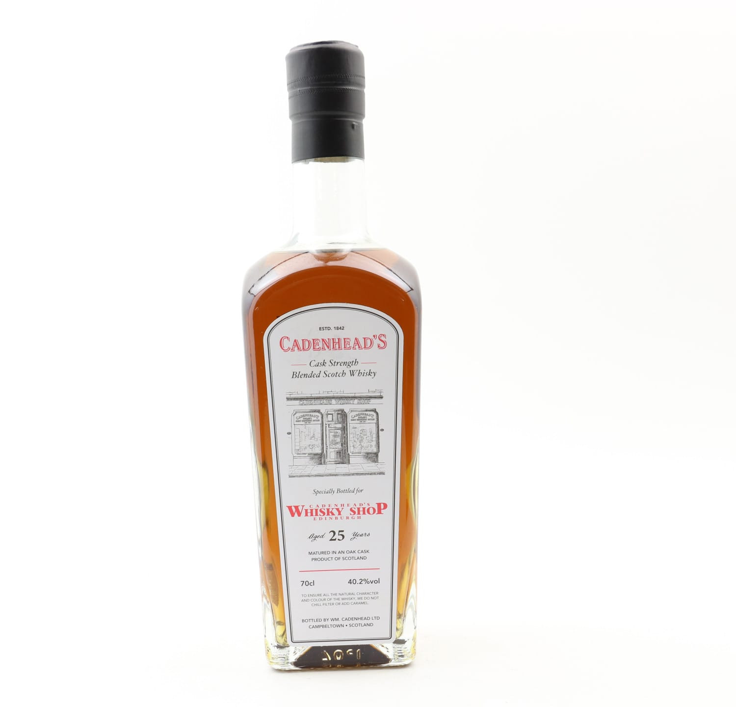 Blended Whisky 25 Year Old For Cadenhead’s Whisky Shop Edinburgh 70cl 40.2% Whisky