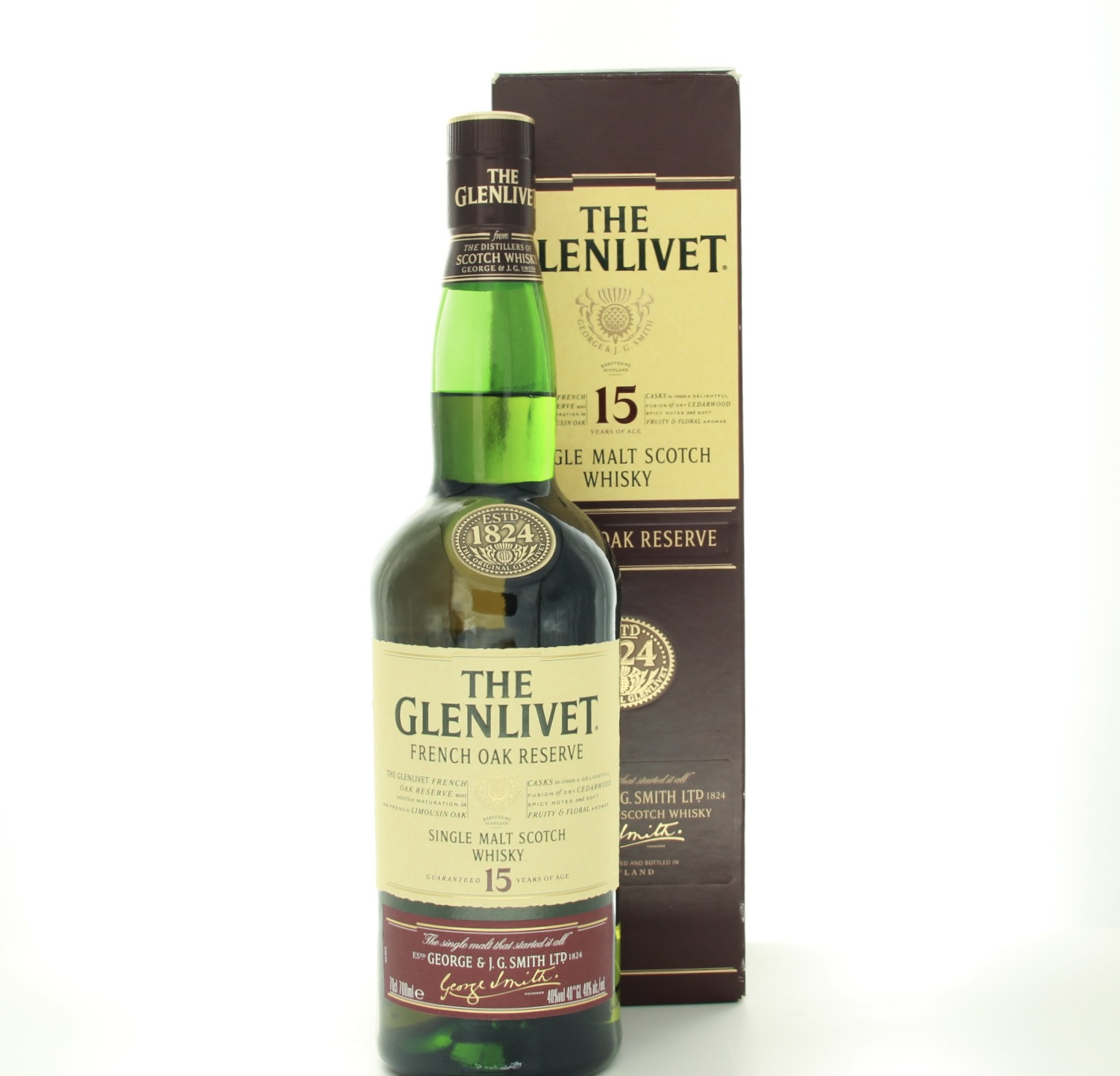 Glenlivet 15 Years Old French Oak Reserve (2008 Edition) 70cl 40% Scotland Speyside Whisky 