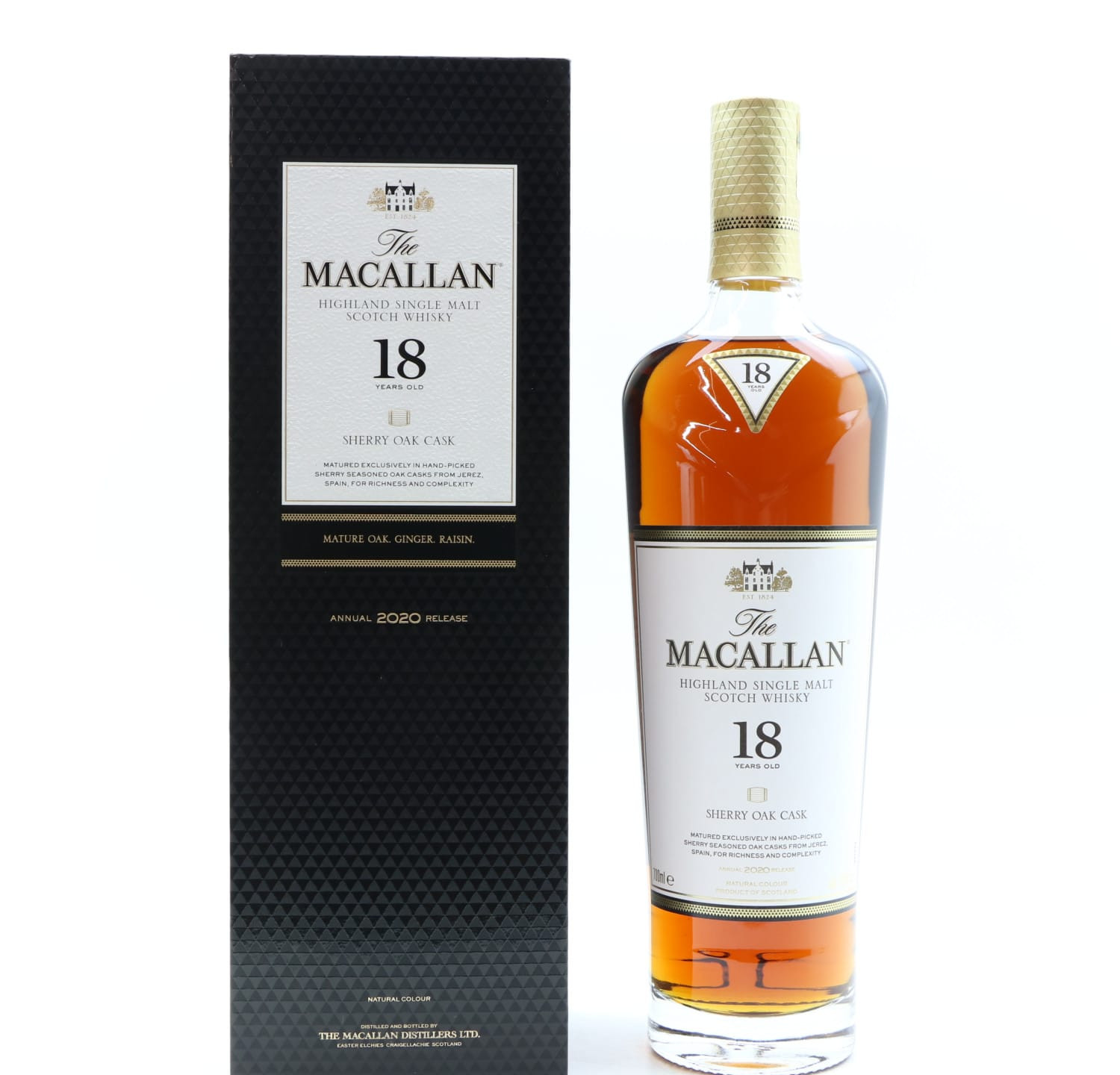 Macallan 18 Year Old Sherry Oak 2020 Release 70cl 43% Whisky 
