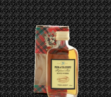 Pride of Strathspey 25 Year Old Miniature â Gordon & MacPhail whisky bottle