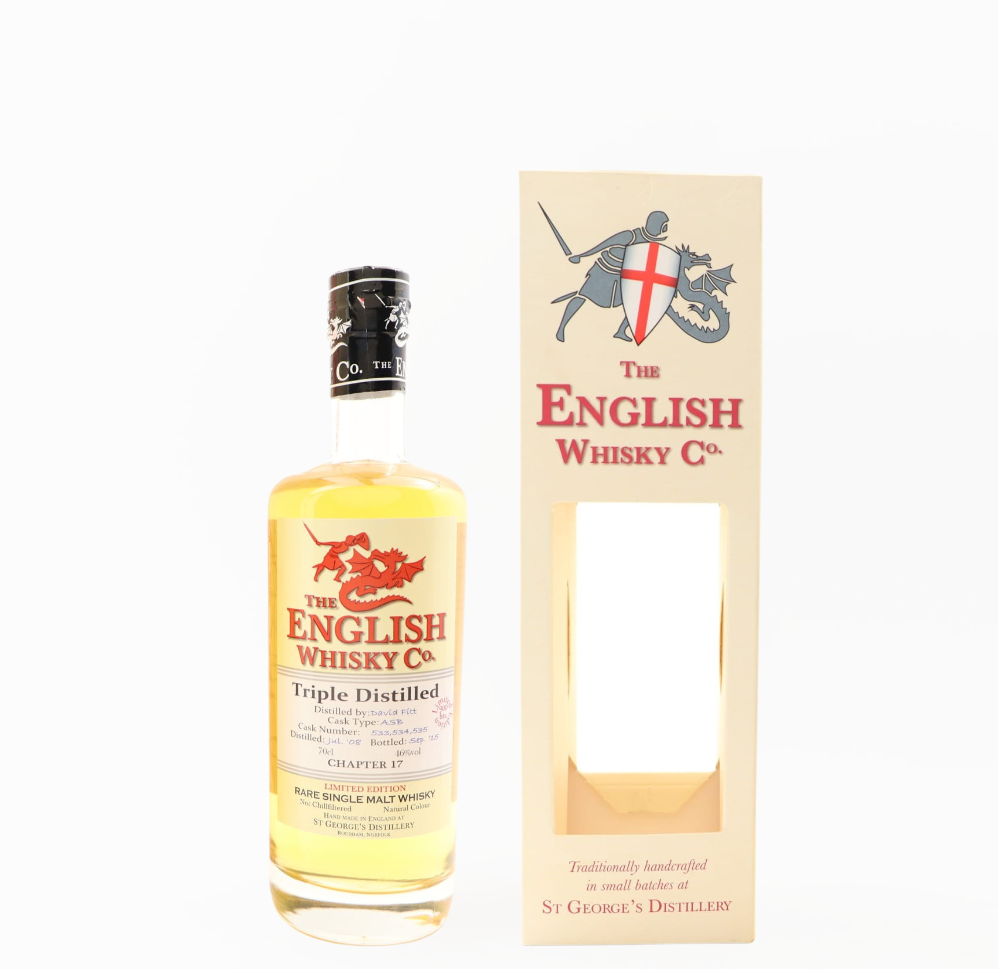 The English Whisky Co 2008 Chapter 17 70cl 56.7% England Whisky 