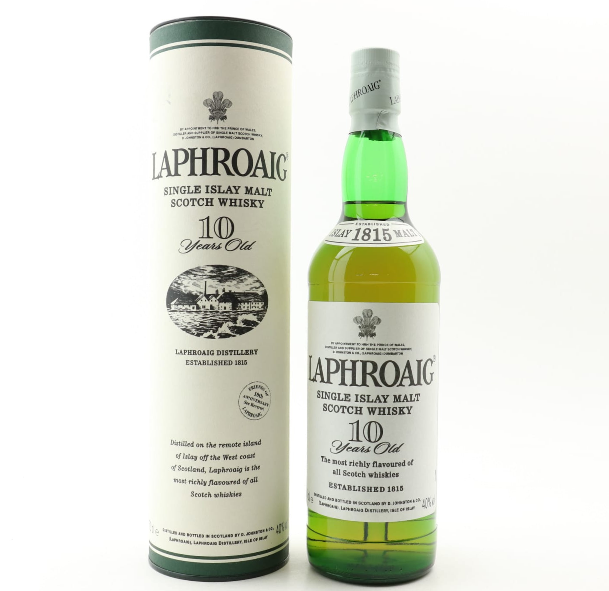 Laphroaig 10 Years Old (2000s Edition) Friends Of Laphroaig 10th Anniversary 70cl 40% Islay Scotland Whisky 