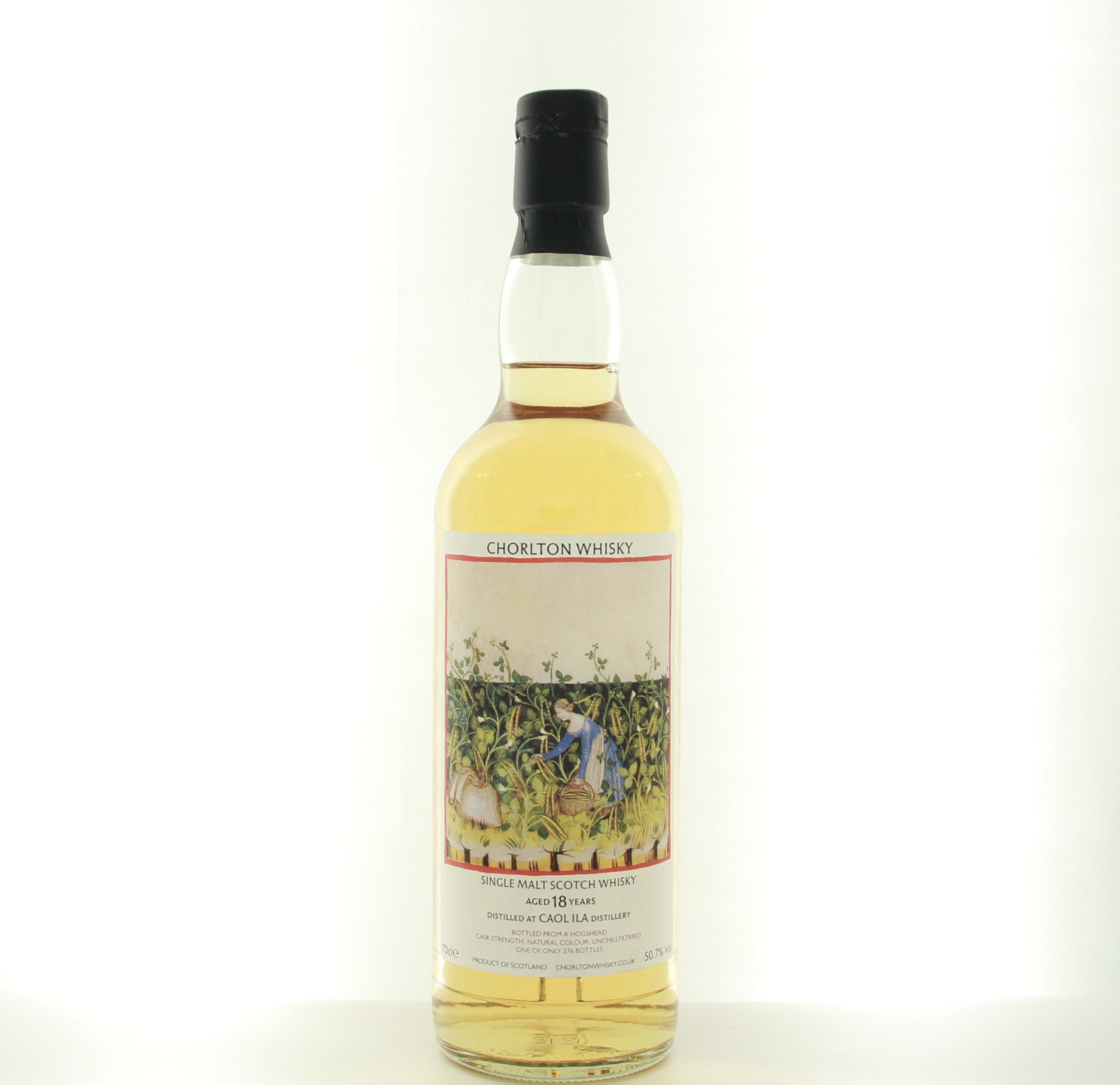 Caol Ila 18 Year Old Single Cask – Bottled by Chorlton Whisky 70cl 50.7% Islay Scotland Whisky 