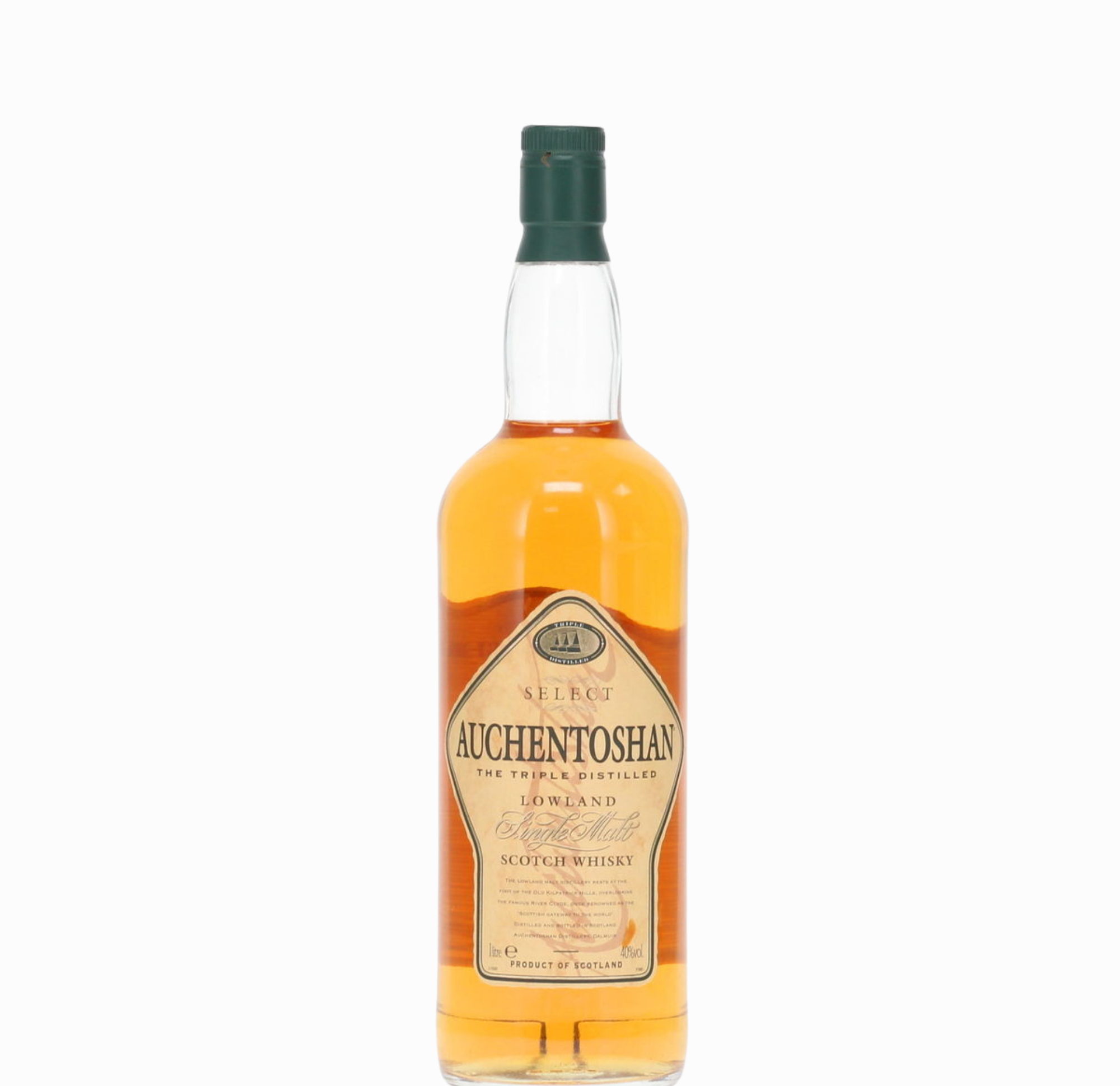 Auchentoshan Select Triple Distilled 1L 100cl 40% Lowland Scotland Whisky 