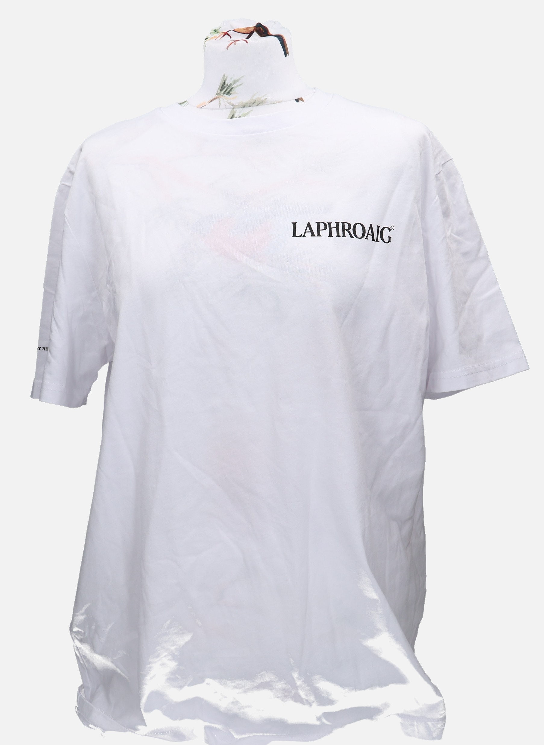 T-Shirt Laphroaig White Size L A Big Peaty Slap in the Face. Perfect. Uncategorized 