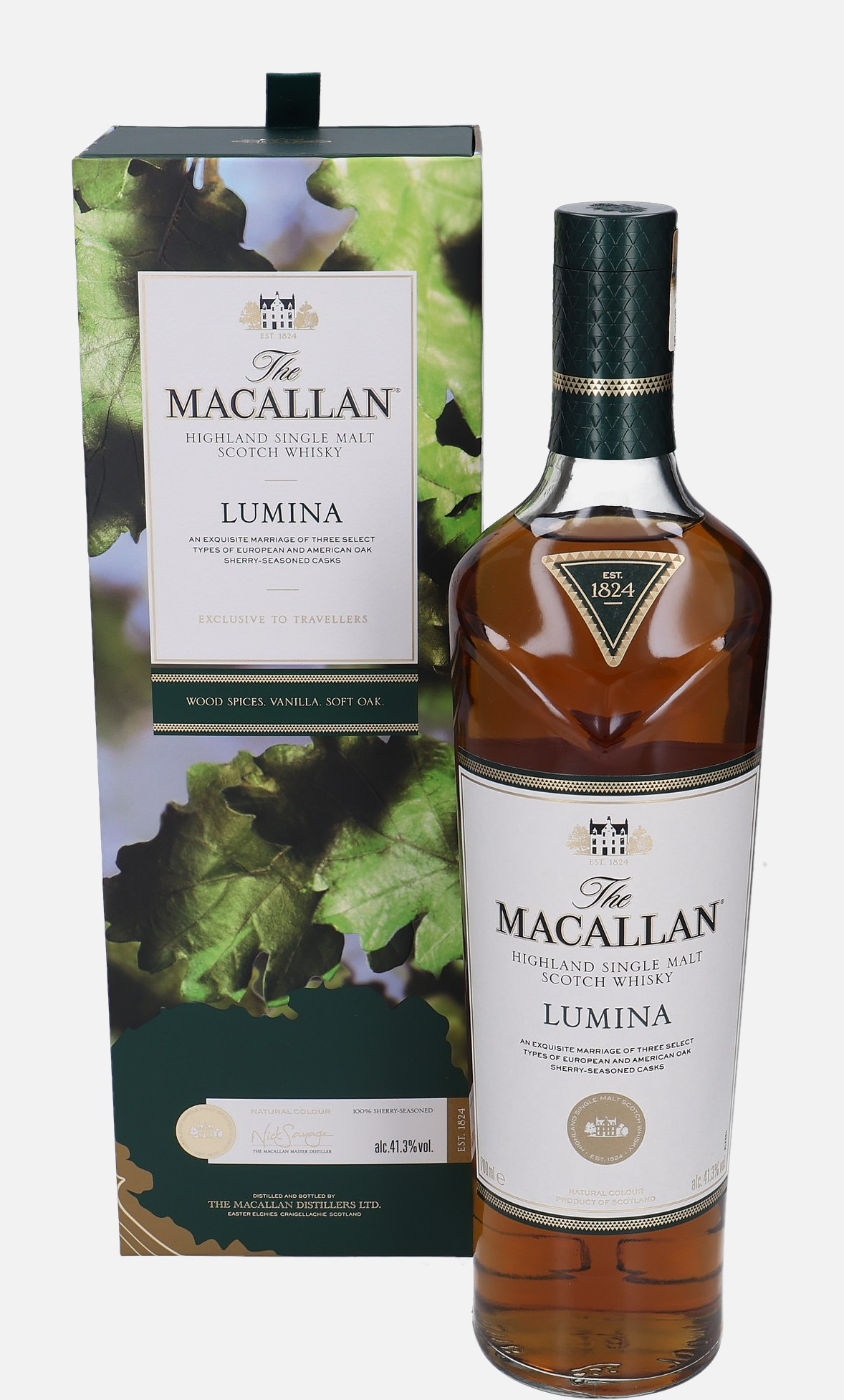 Macallan Lumina, Original Bottling Highland Single Malt Scotch Whisky Matured in Sherry Seasoned European and American Oak Casks 41.3% Vol, 700 ml Uncategorized