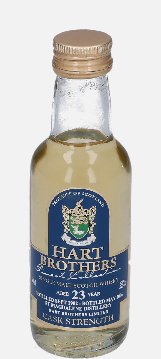 St. Magdalene Hart Brothers Limited d. September 1982, b. May 2006 23 years old Single Malt Scotch Whisky 56% Vol, 50 ml Uncategorized 