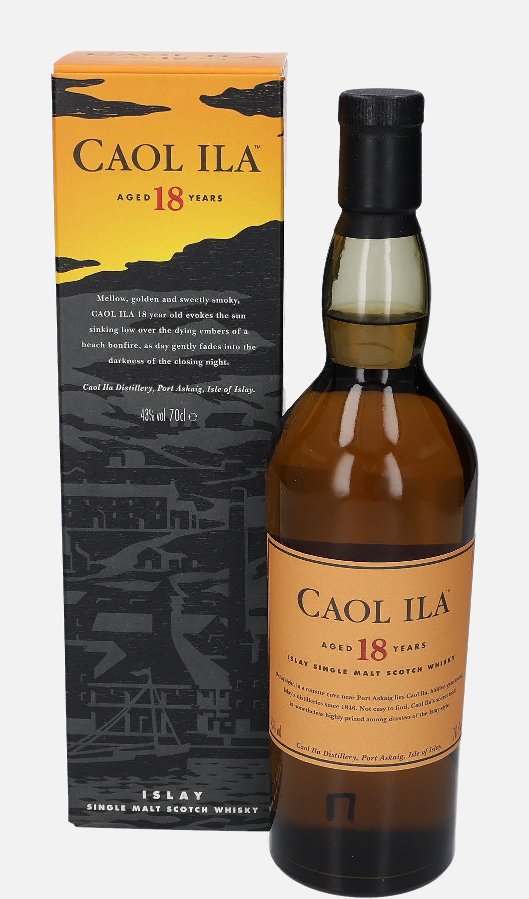 Caol Ila Original Bottling 18 years old Islay Single Malt Scotch Whisky 43% Vol, 700 ml Uncategorized